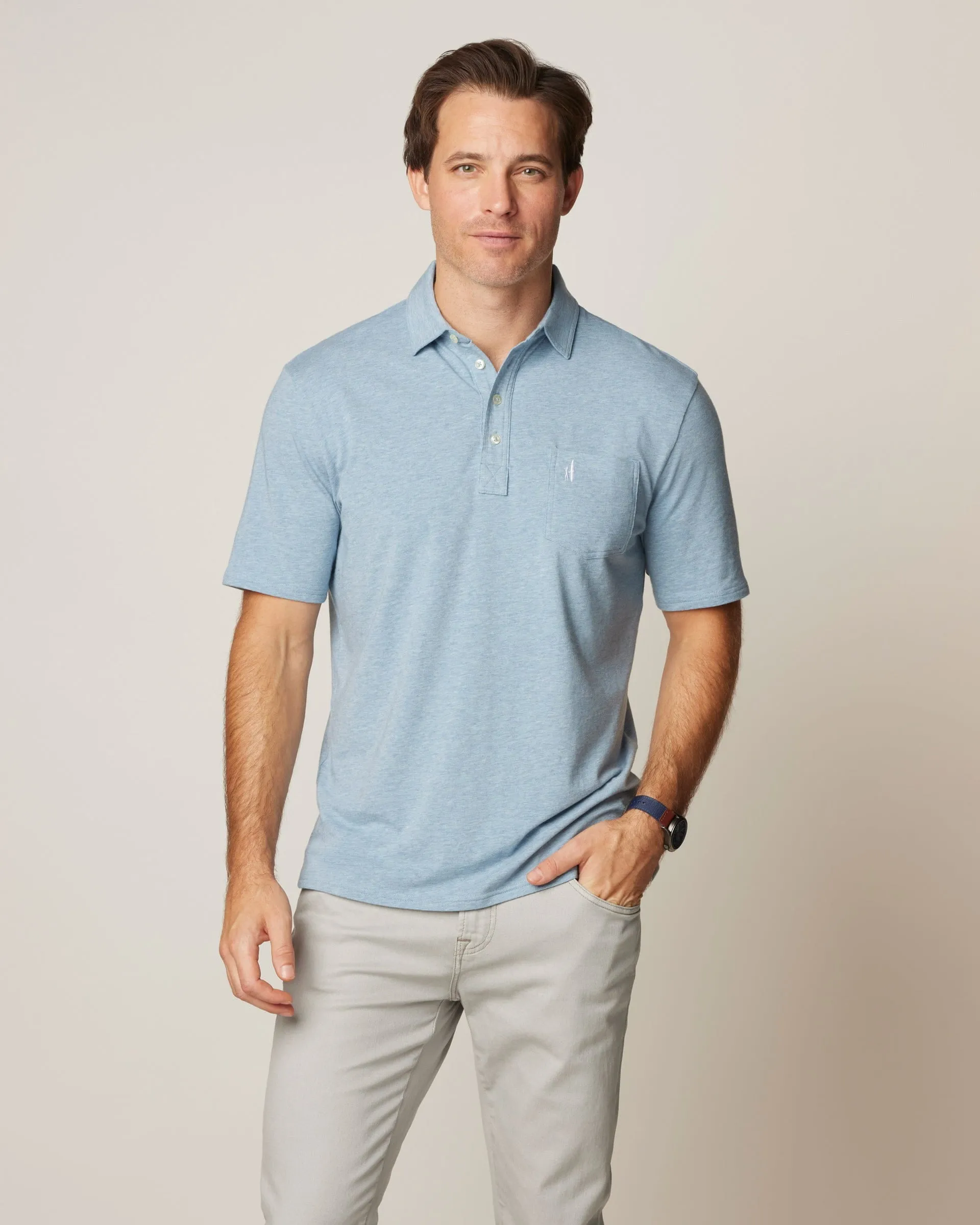 Original 4-Button Polo - Heathered 2.0
