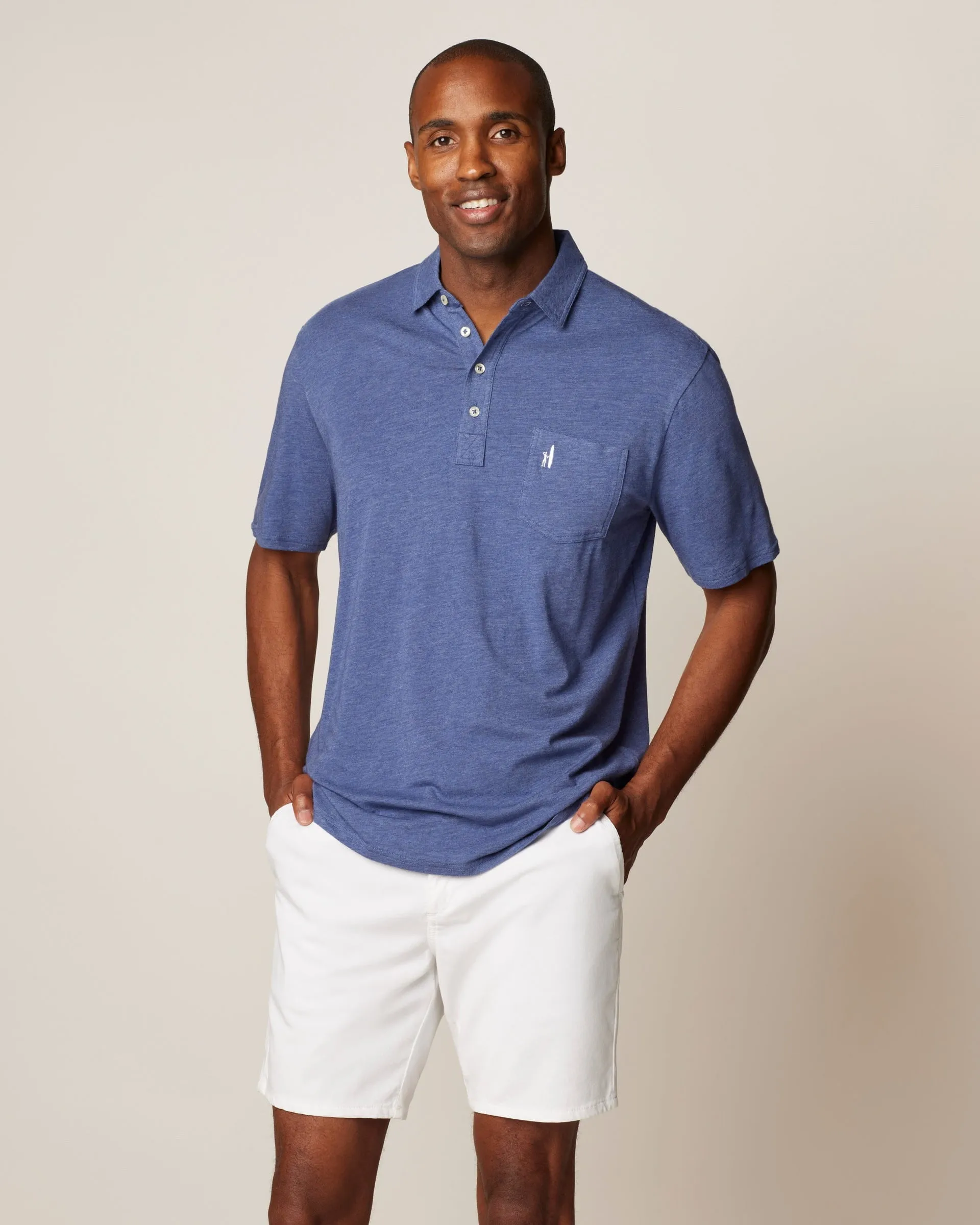 Original 4-Button Polo - Heathered 2.0