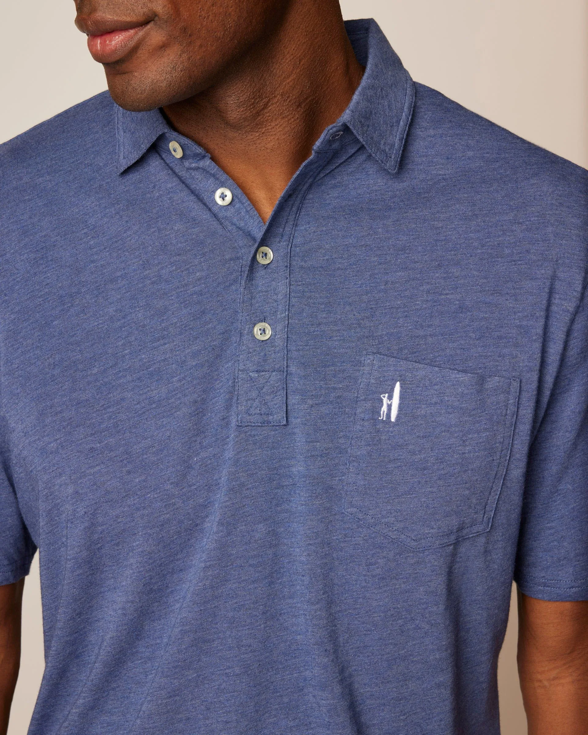 Original 4-Button Polo - Heathered 2.0