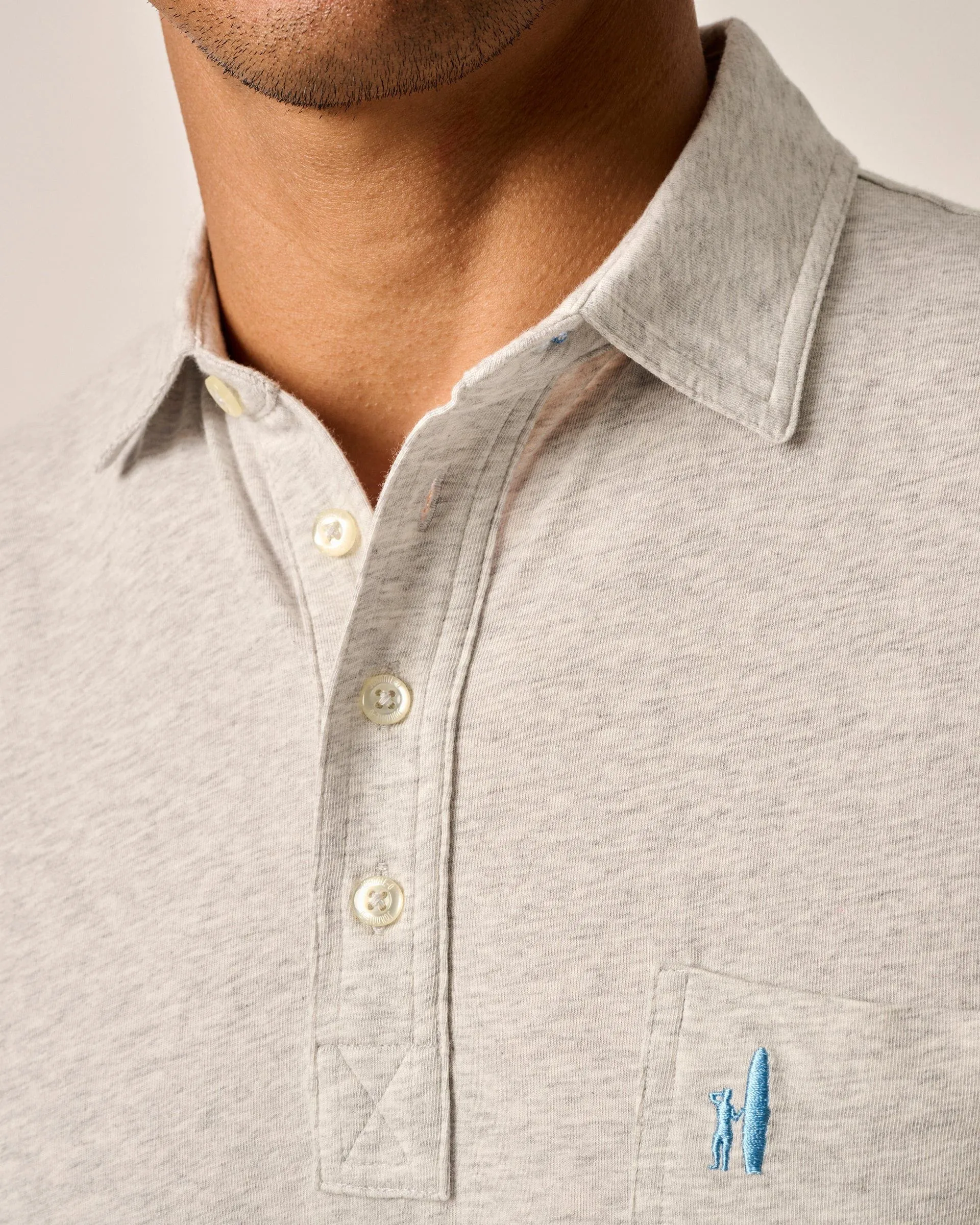 Original 4-Button Polo - Heathered 2.0