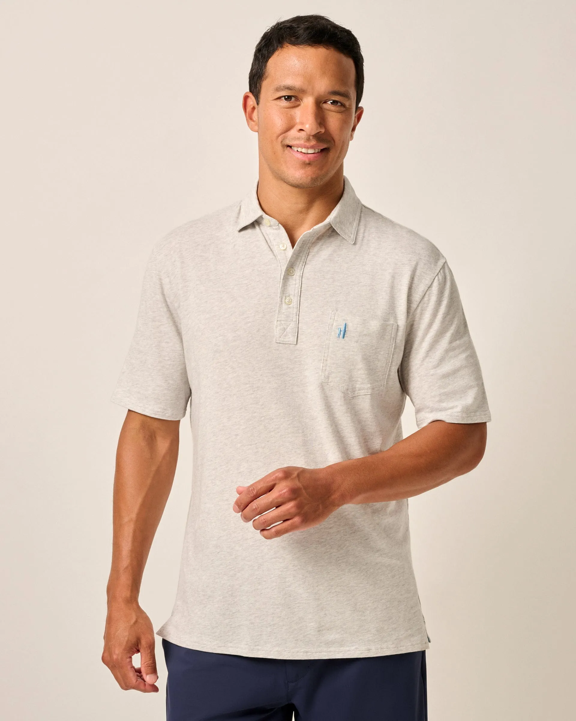 Original 4-Button Polo - Heathered 2.0
