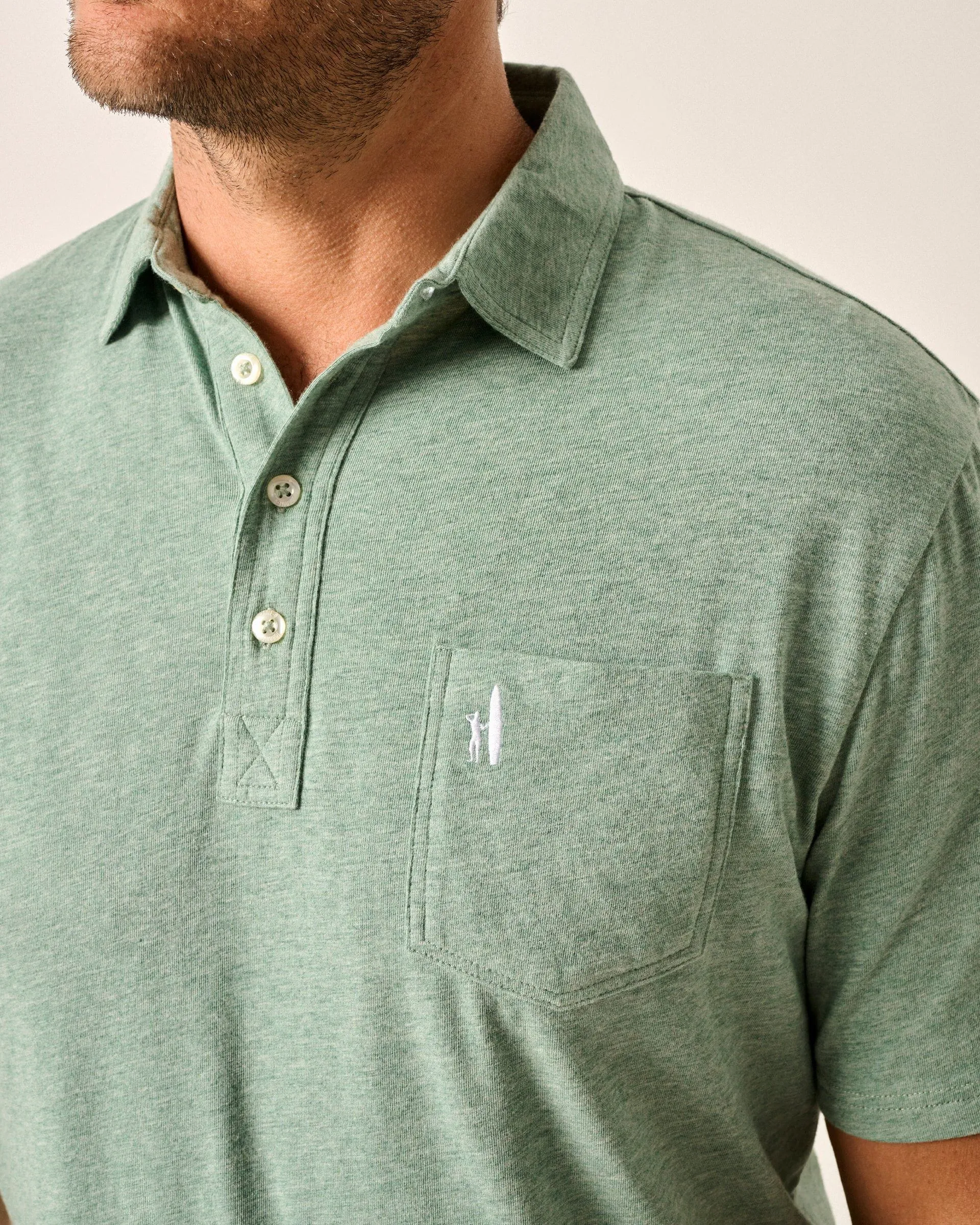 Original 4-Button Polo - Heathered 2.0