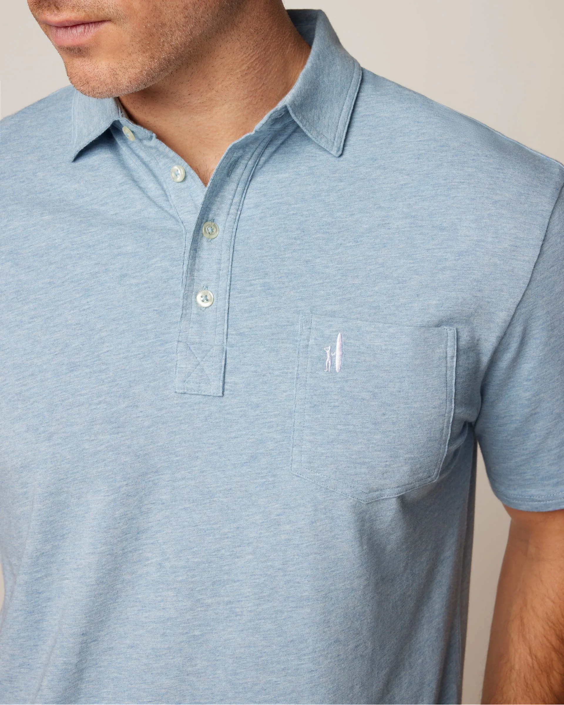 Original 4-Button Polo - Heathered 2.0