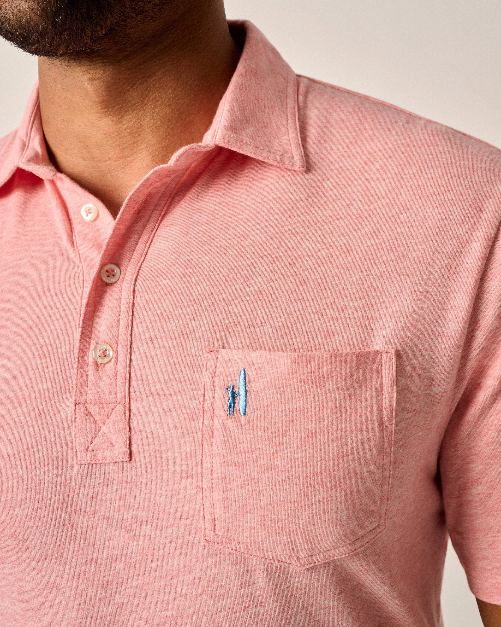 Original 4-Button Polo - Heathered 2.0