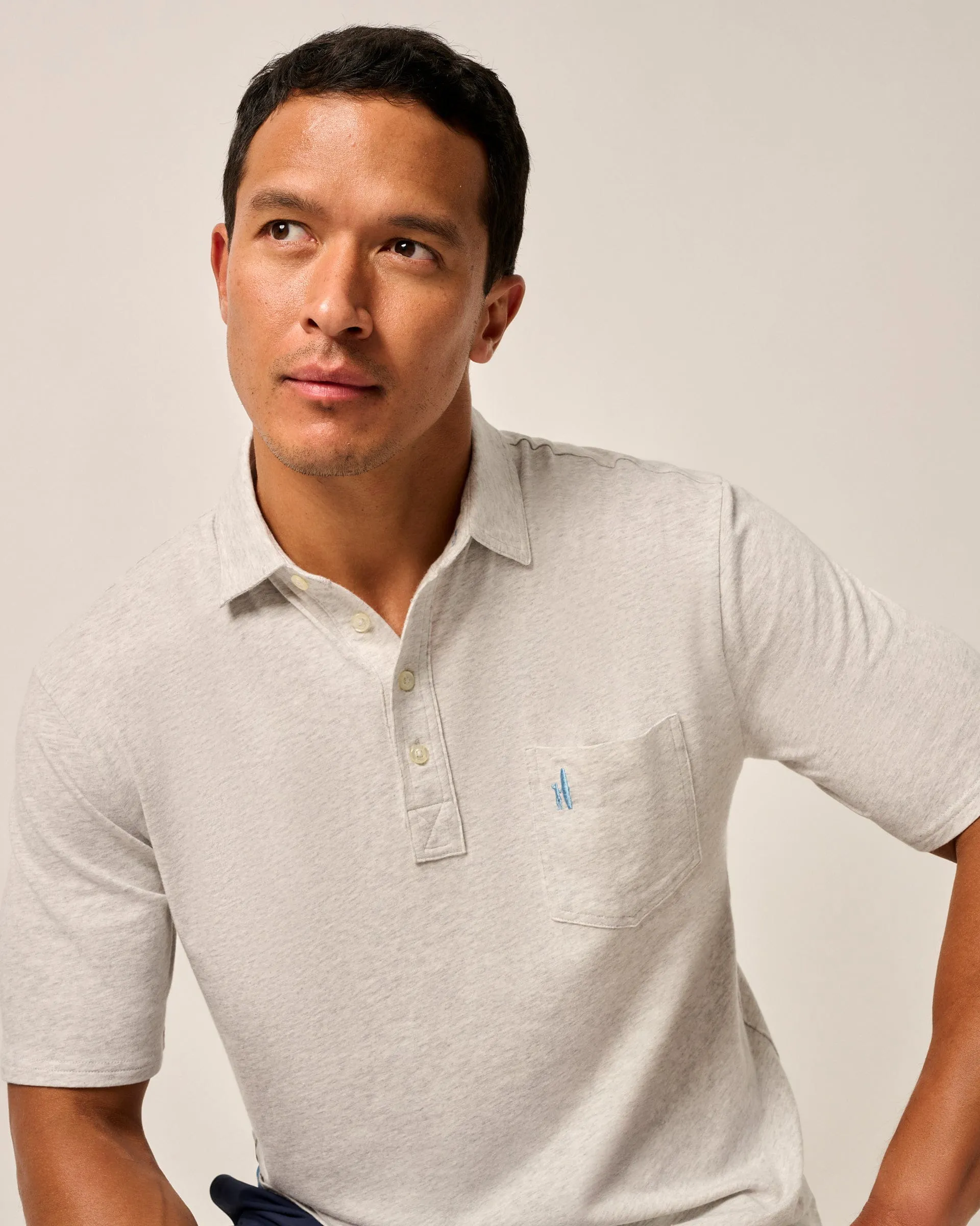 Original 4-Button Polo - Heathered 2.0