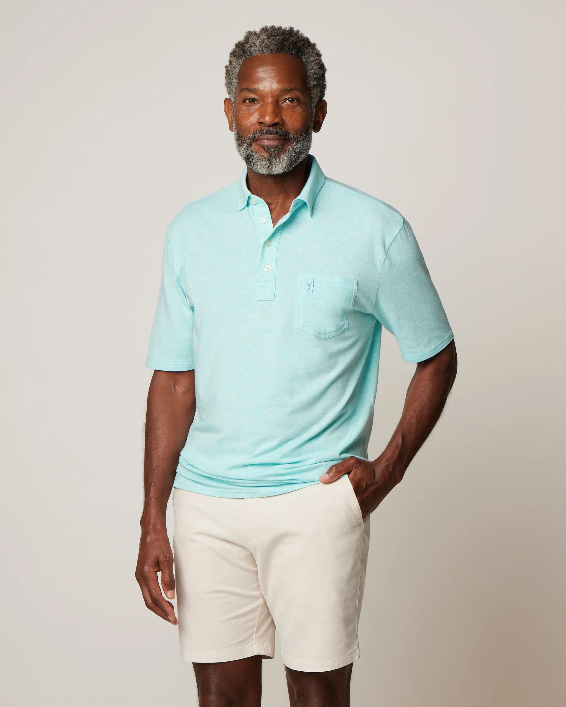 Original 4-Button Polo - Heathered 2.0