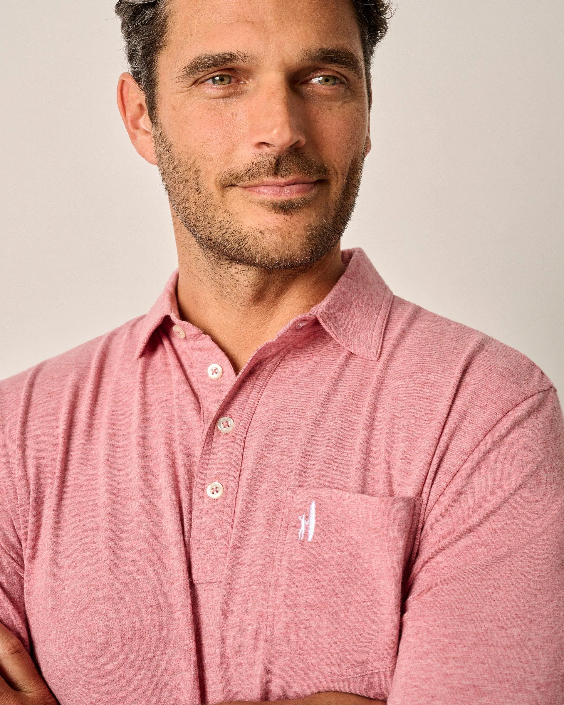 Original 4-Button Polo - Heathered 2.0