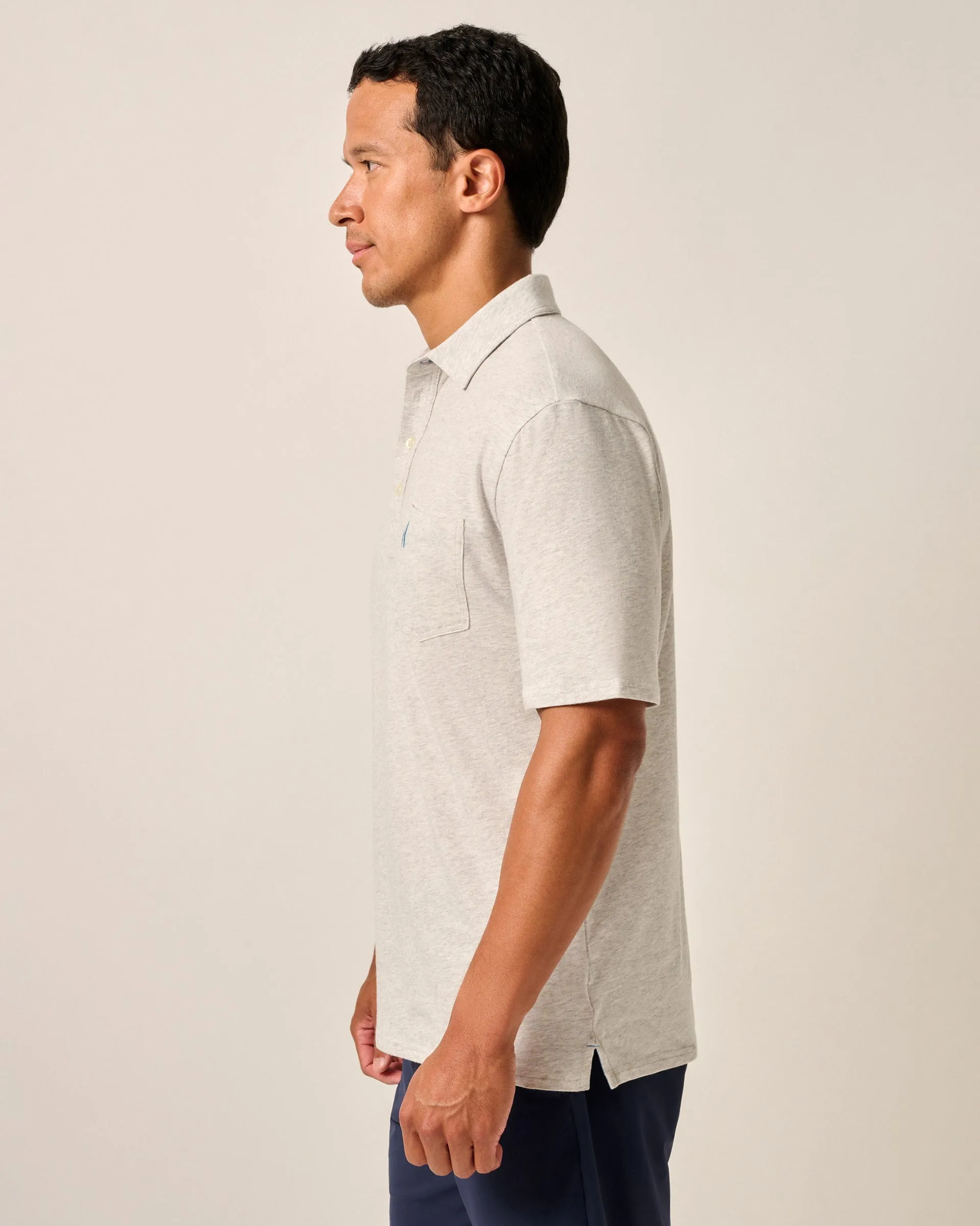 Original 4-Button Polo - Heathered 2.0