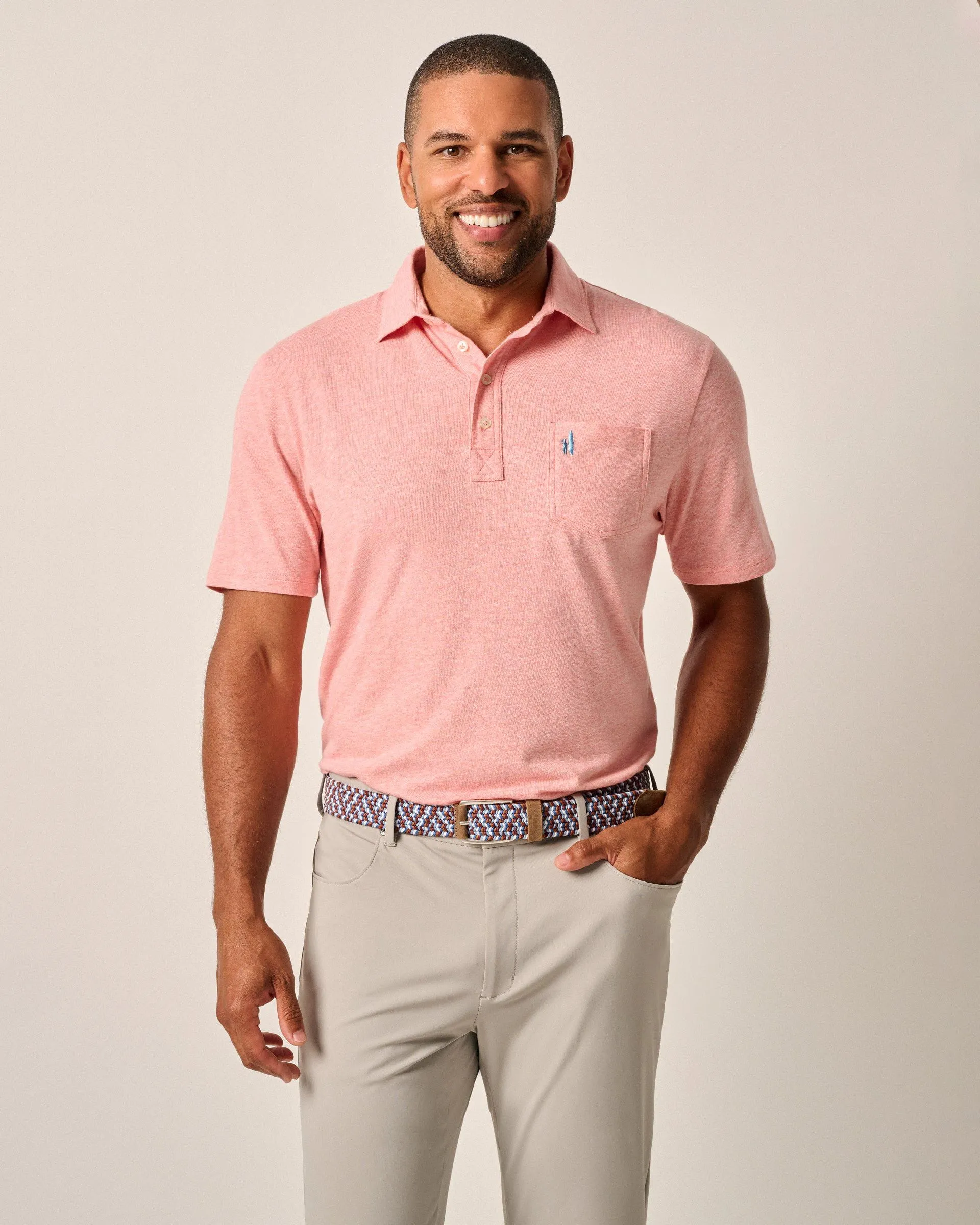 Original 4-Button Polo - Heathered 2.0