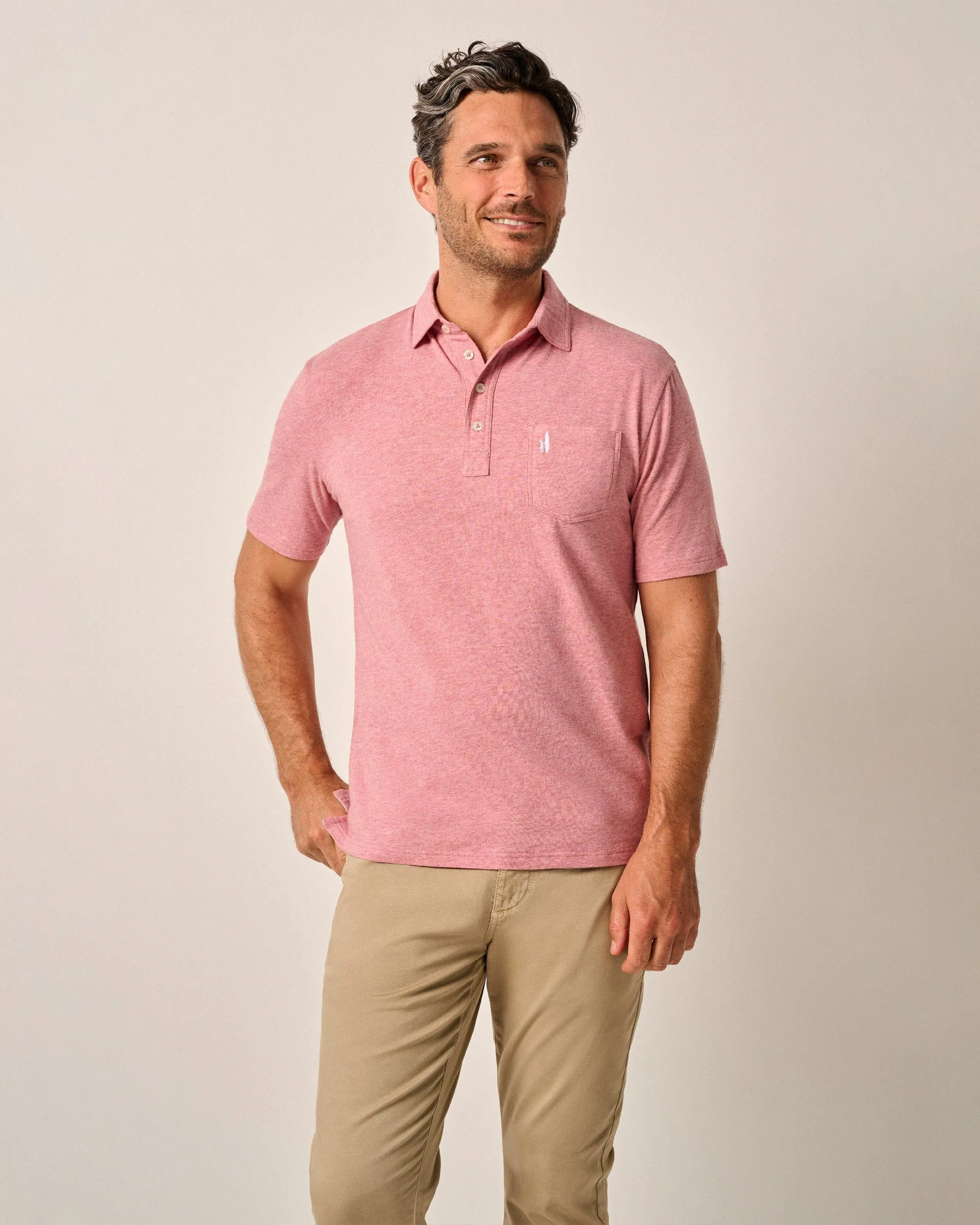 Original 4-Button Polo - Heathered 2.0