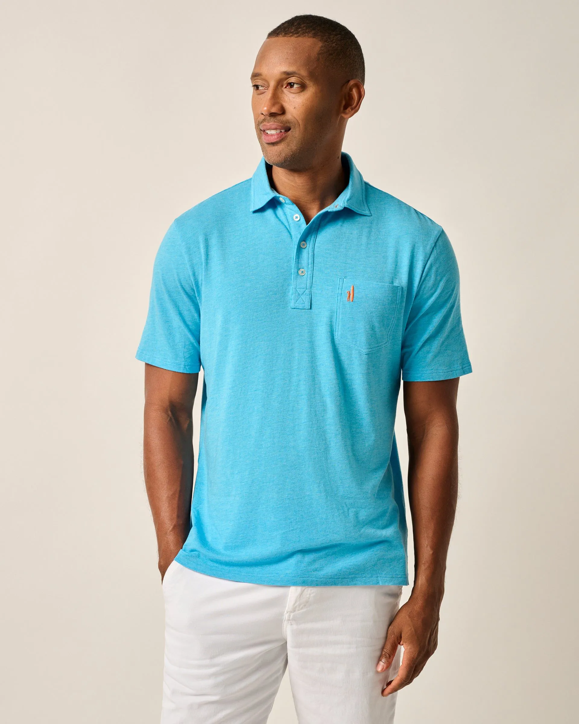 Original 4-Button Polo - Heathered 2.0