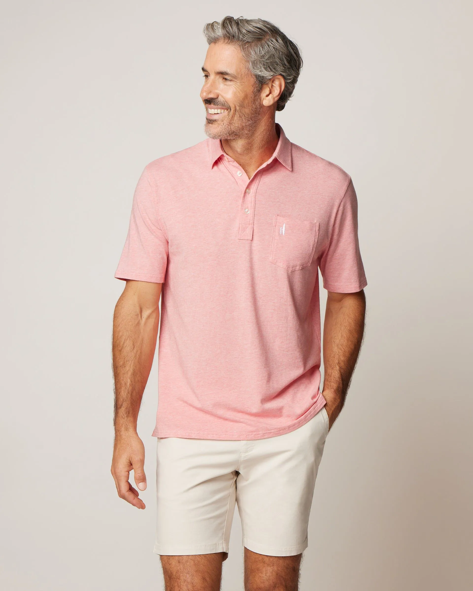 Original 4-Button Polo - Heathered 2.0