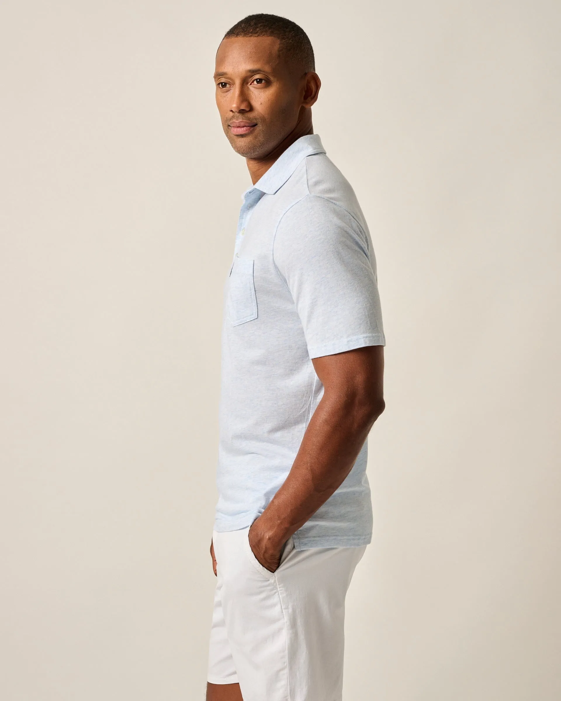 Original 4-Button Polo - Heathered 2.0