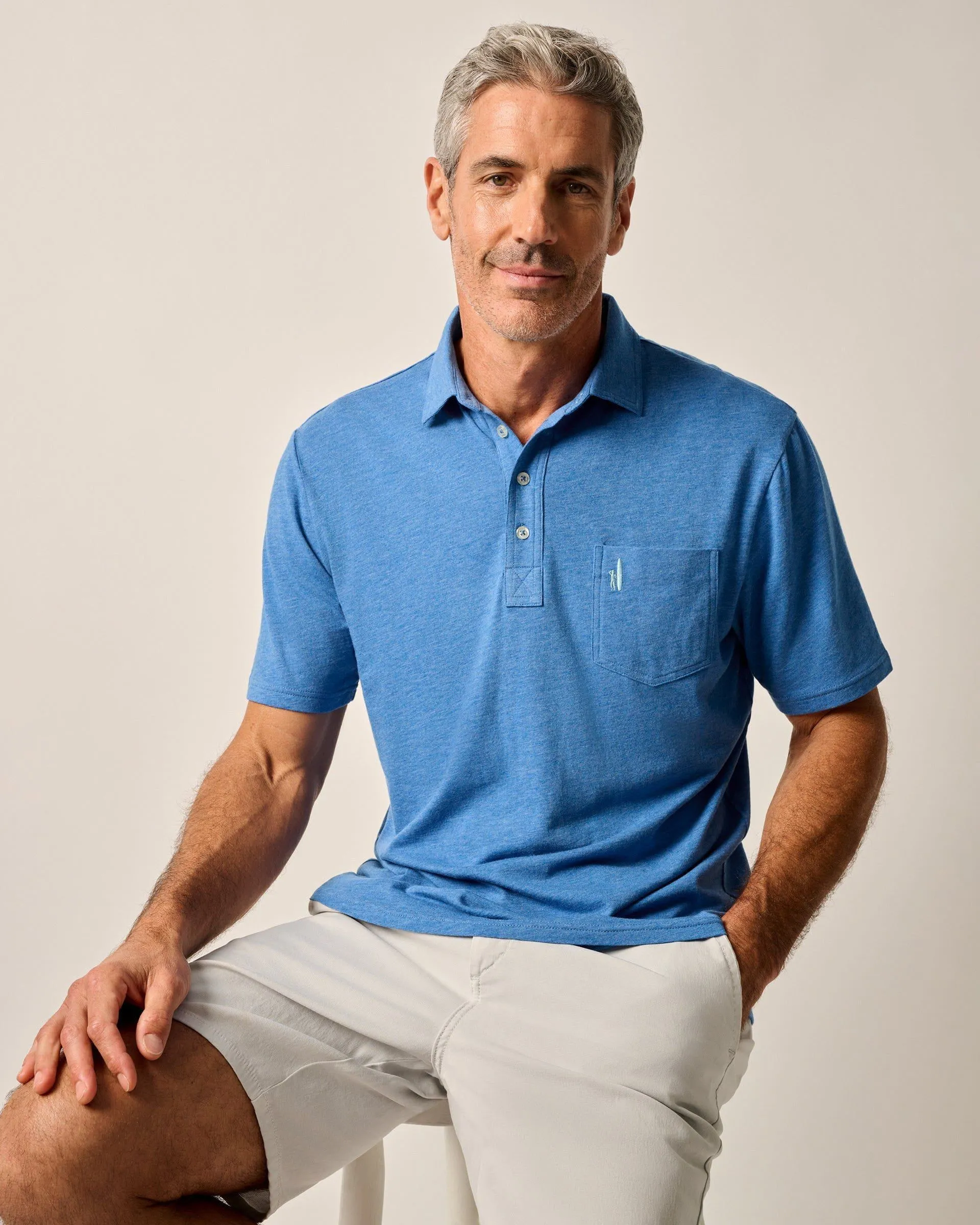 Original 4-Button Polo - Heathered 2.0