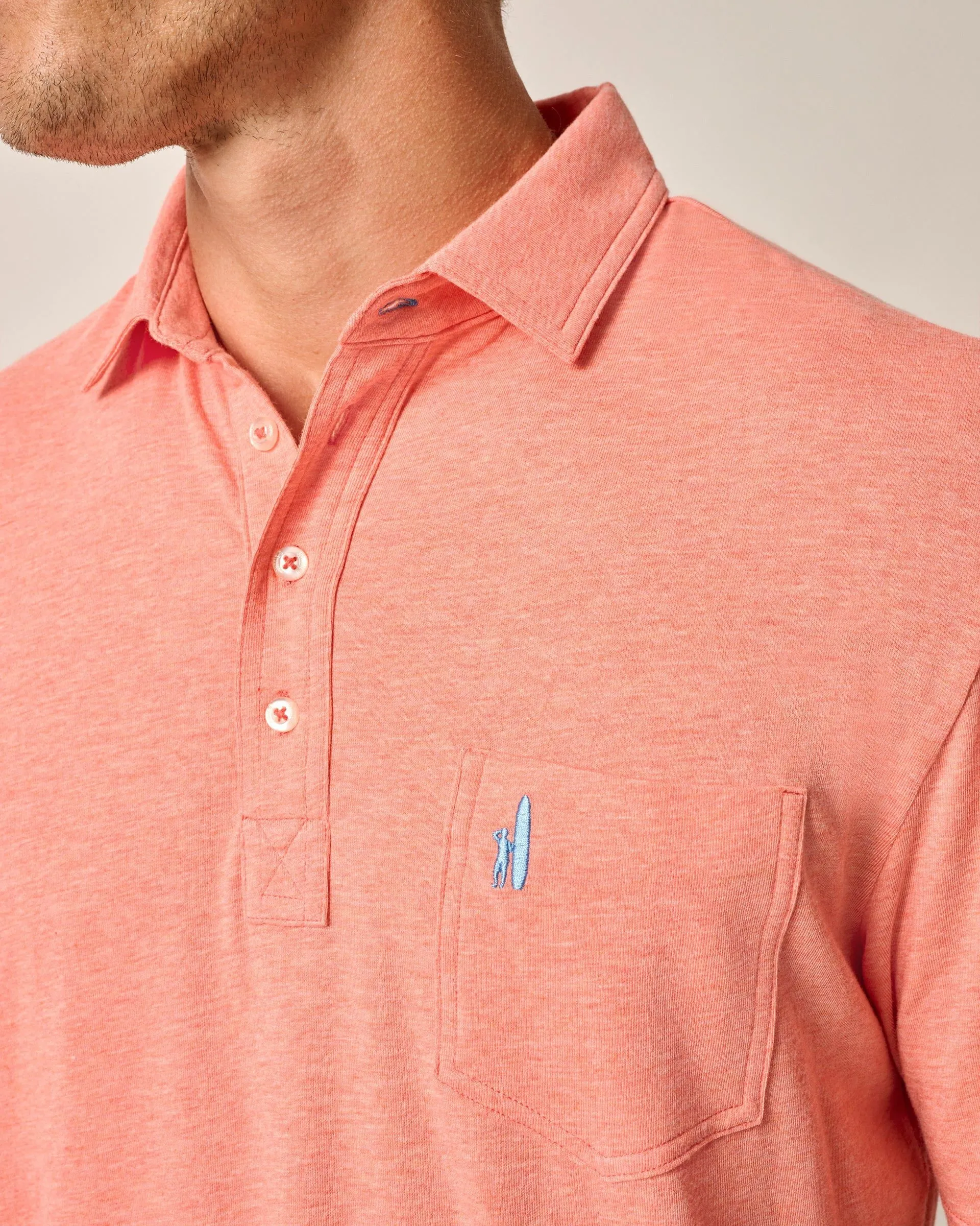 Original 4-Button Polo - Heathered 2.0