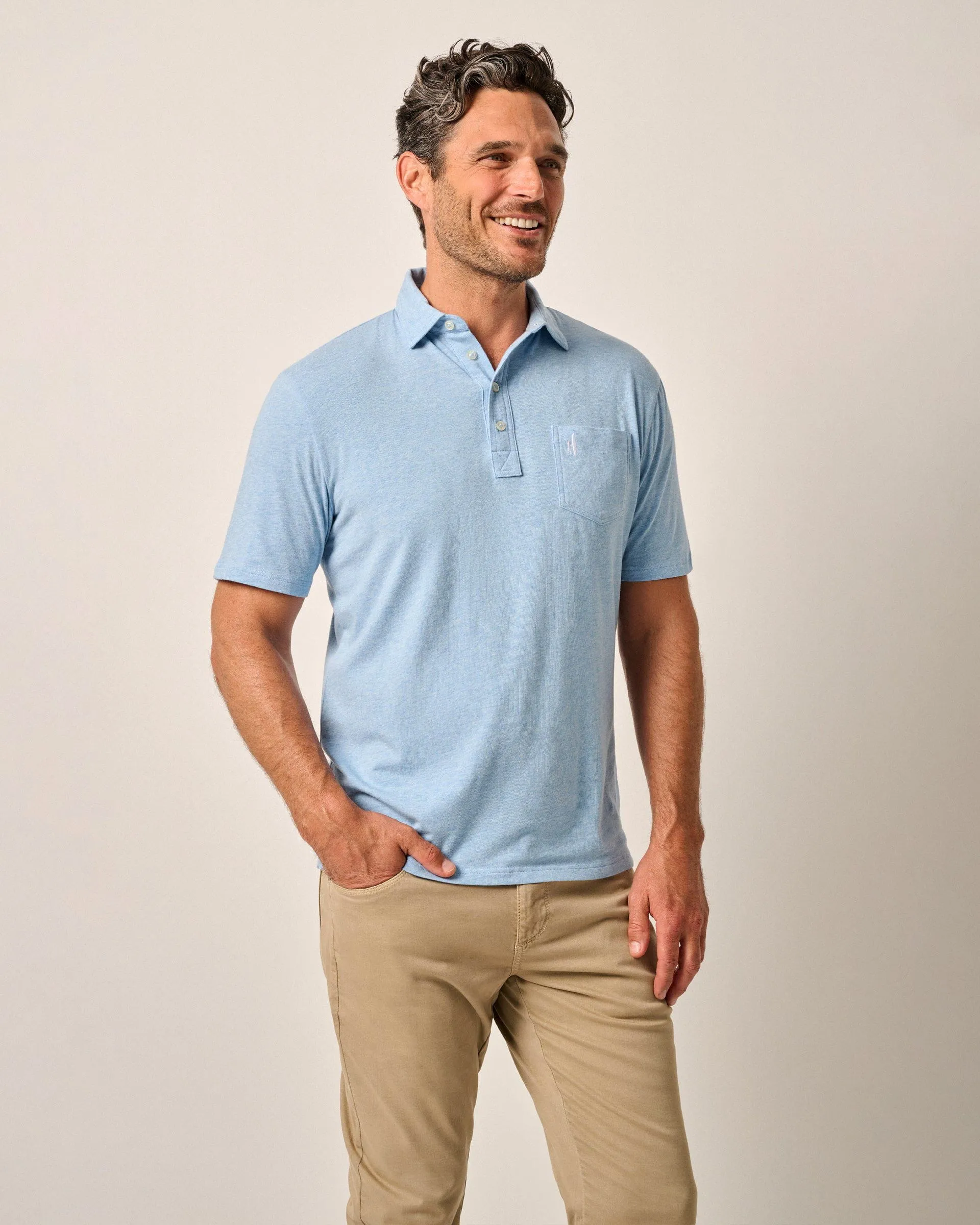 Original 4-Button Polo - Heathered 2.0