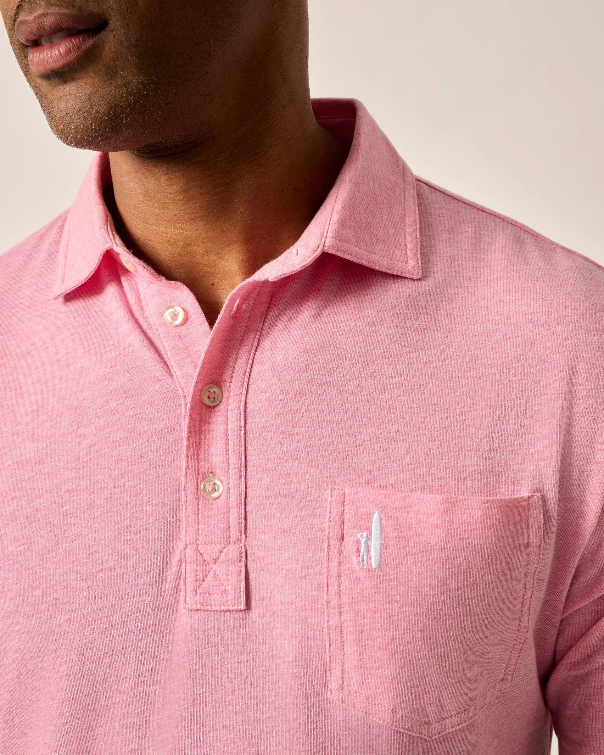 Original 4-Button Polo - Heathered 2.0