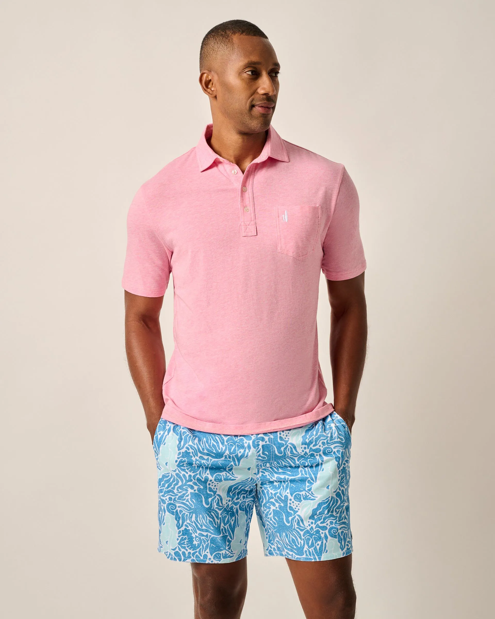 Original 4-Button Polo - Heathered 2.0