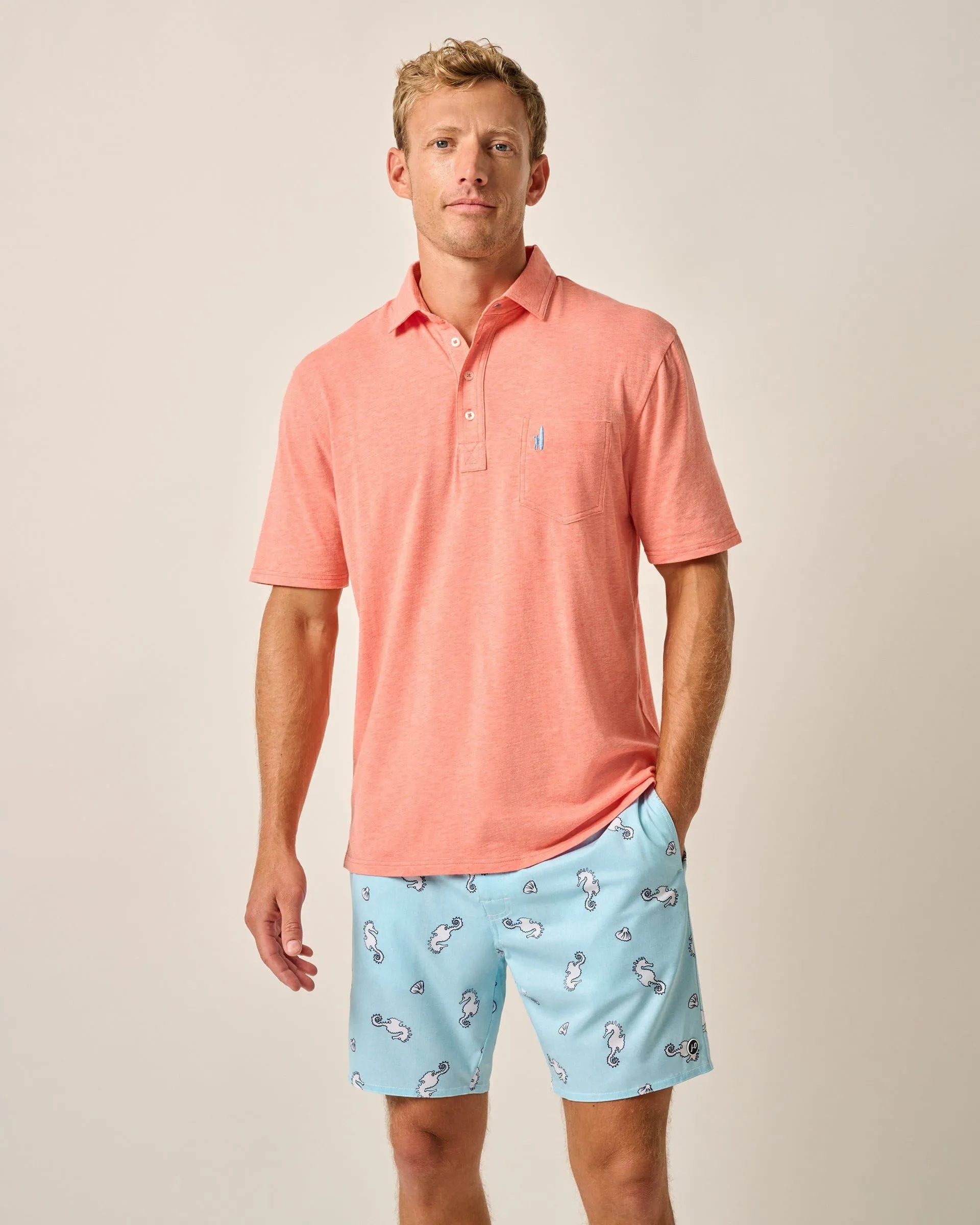 Original 4-Button Polo - Heathered 2.0