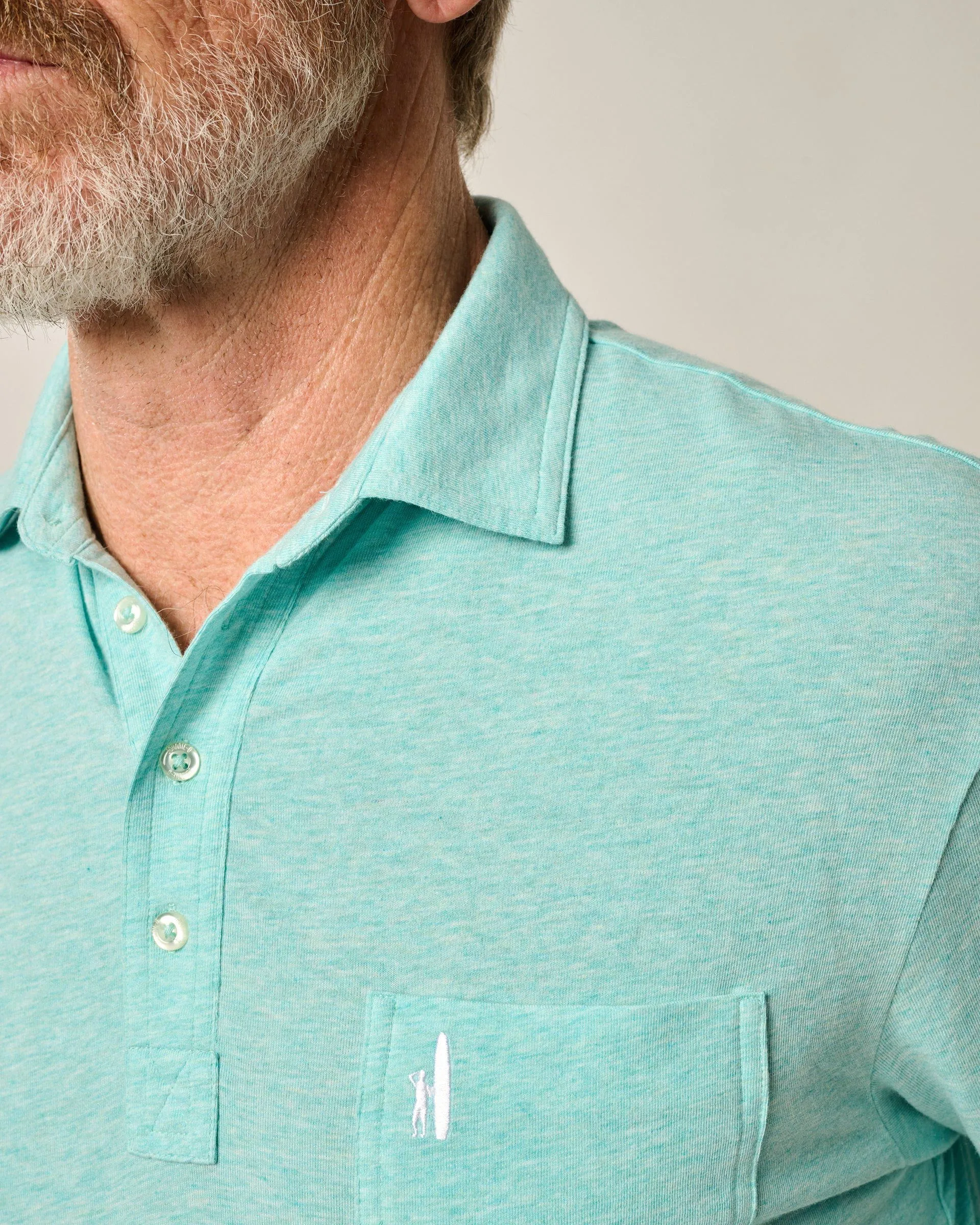 Original 4-Button Polo - Heathered 2.0