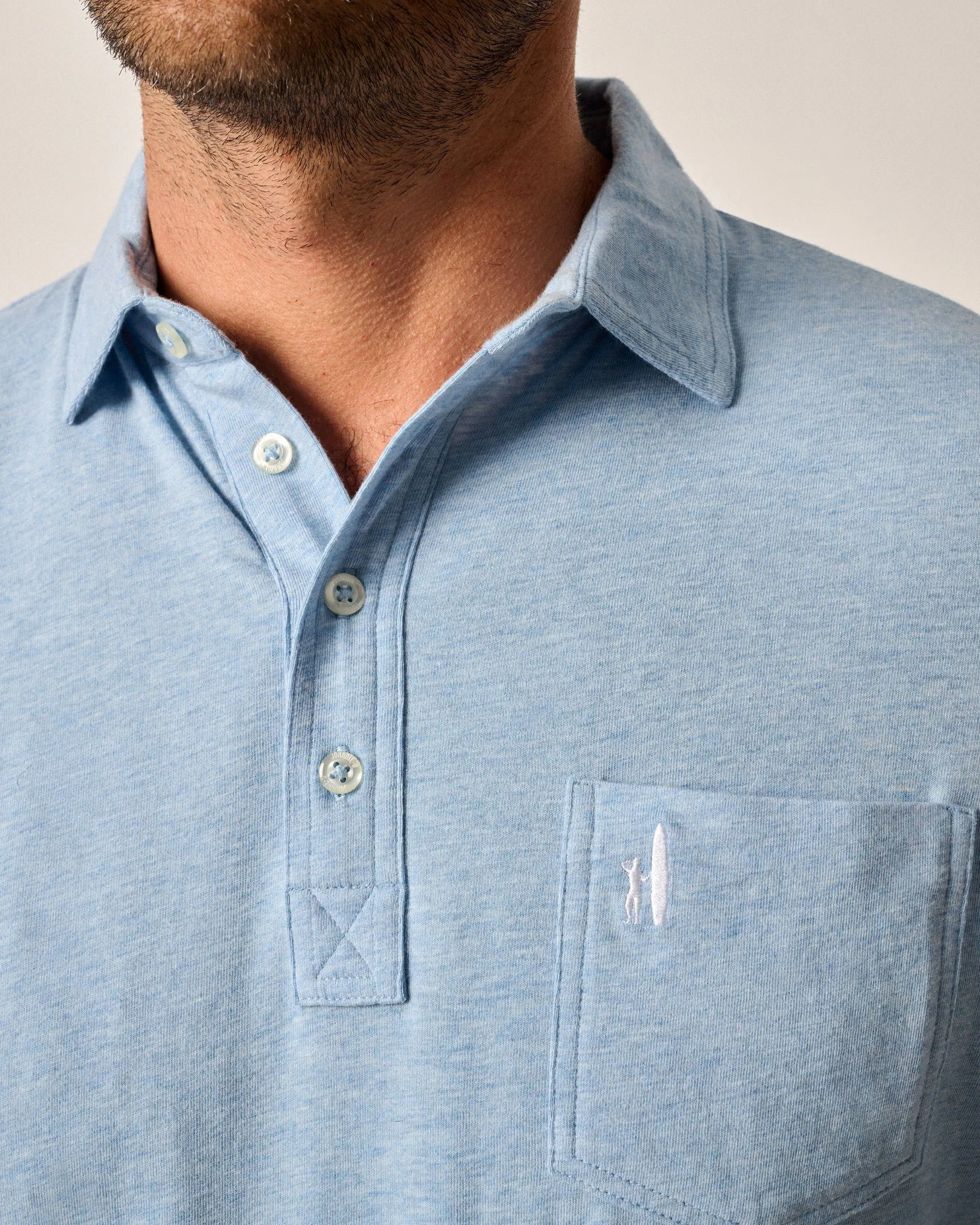 Original 4-Button Polo - Heathered 2.0