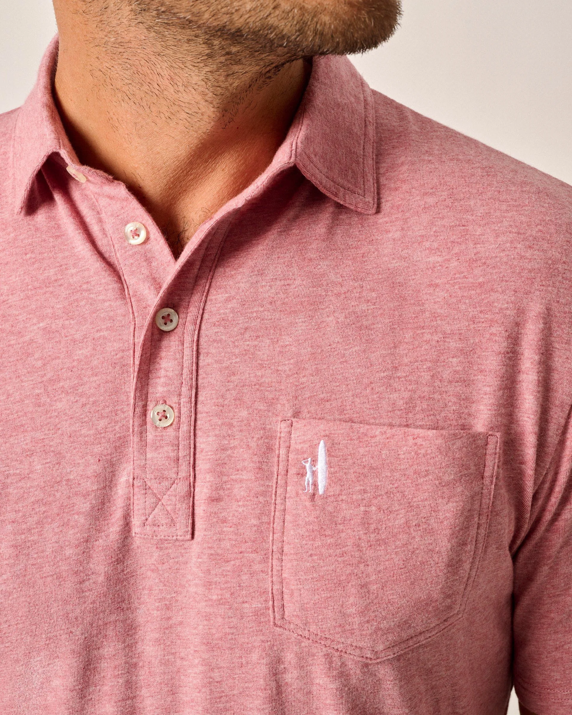 Original 4-Button Polo - Heathered 2.0