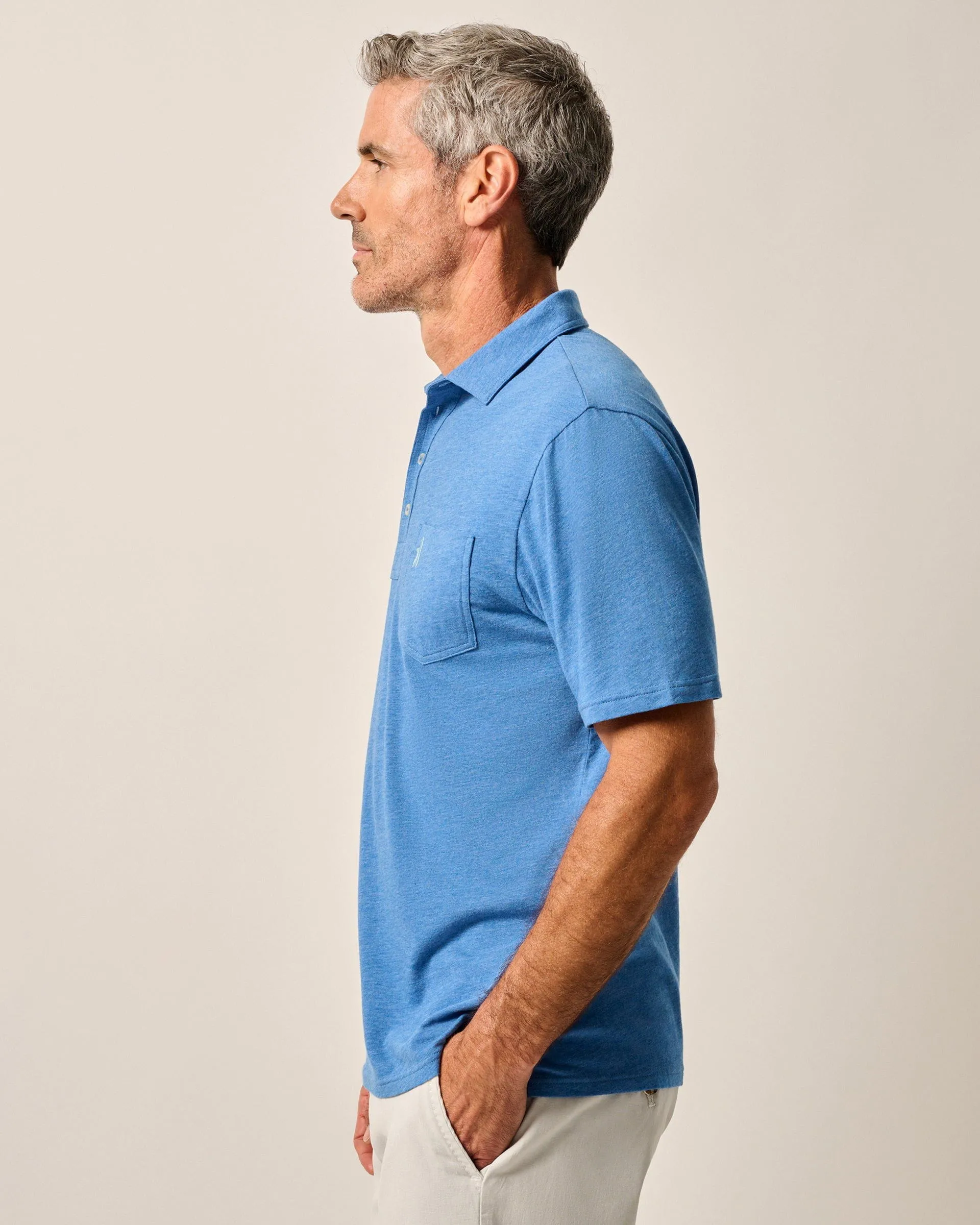 Original 4-Button Polo - Heathered 2.0