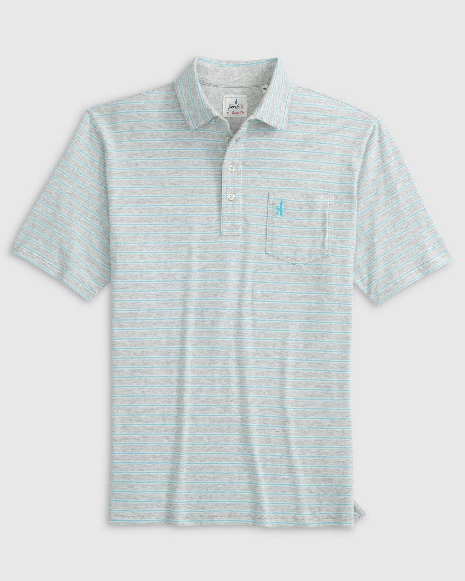 Original 4-Button Polo - Matthis Stripe