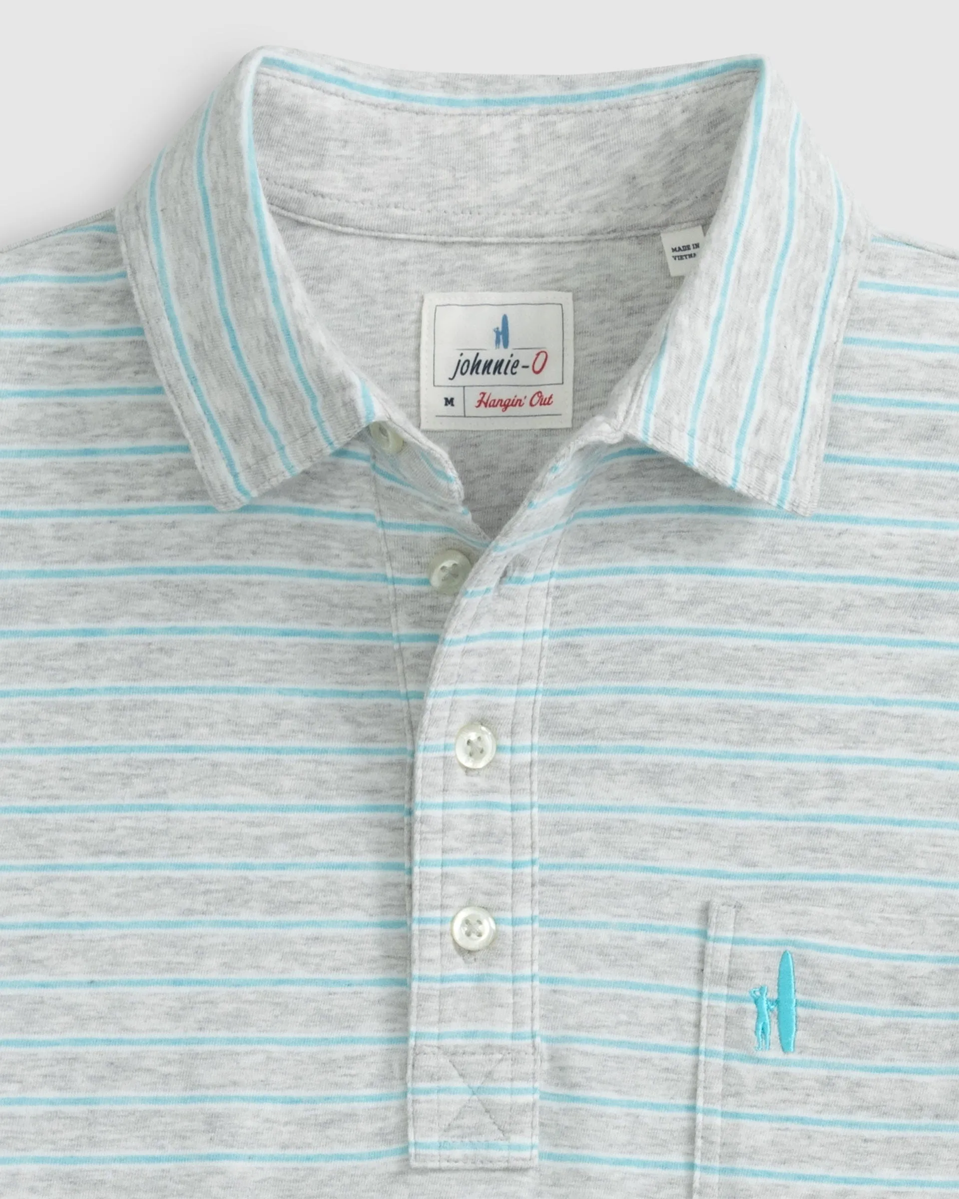 Original 4-Button Polo - Matthis Stripe