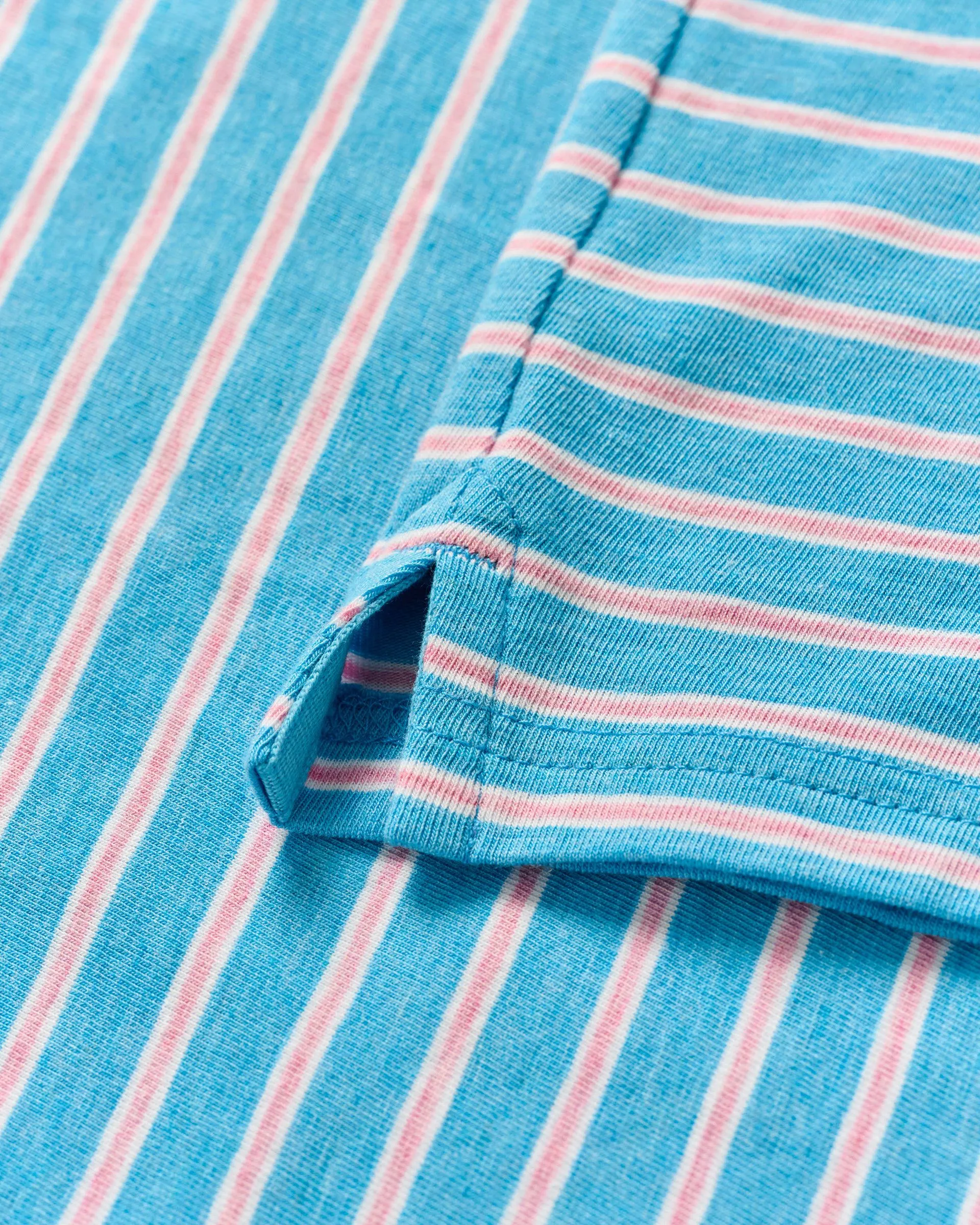 Original 4-Button Polo - Matthis Stripe