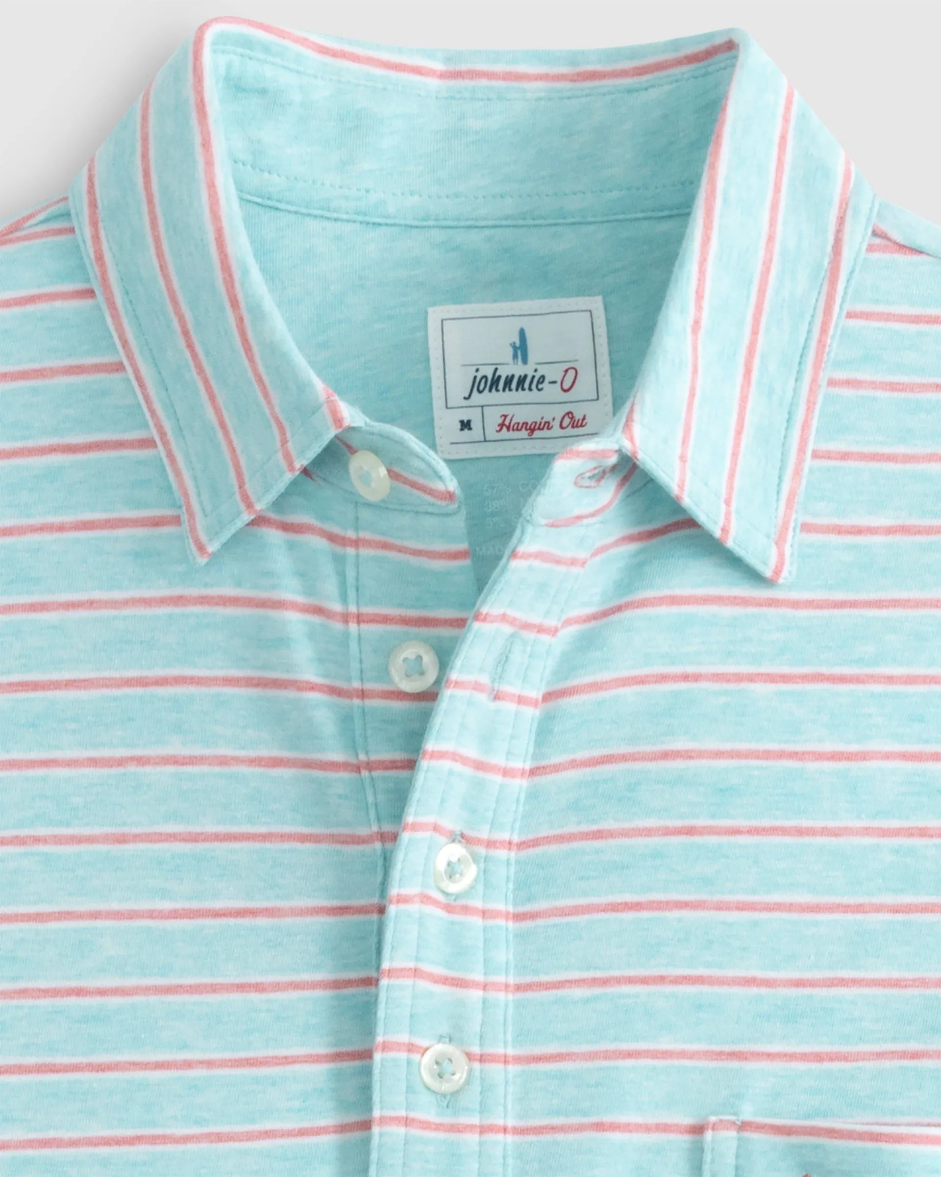 Original 4-Button Polo - Matthis Stripe