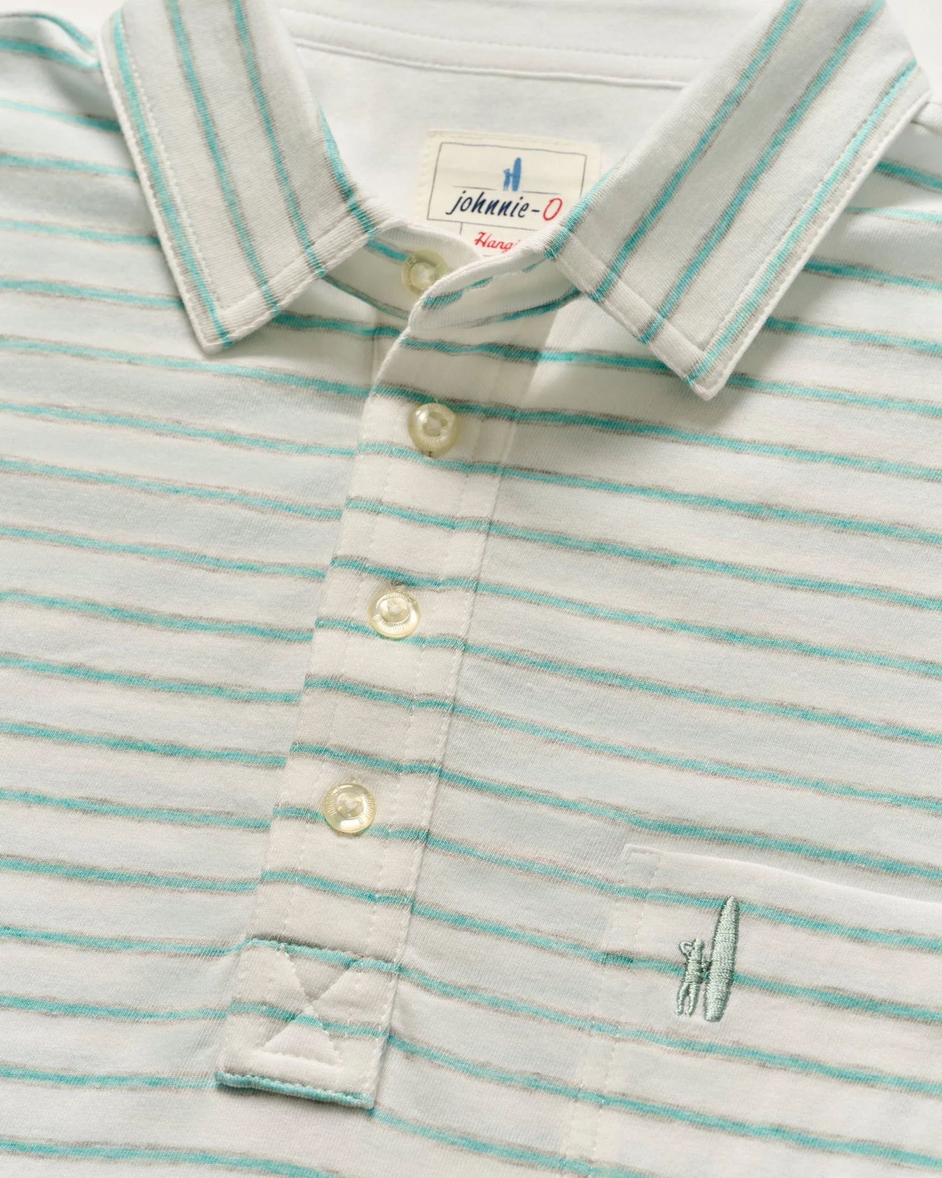 Original 4-Button Polo - Matthis Stripe