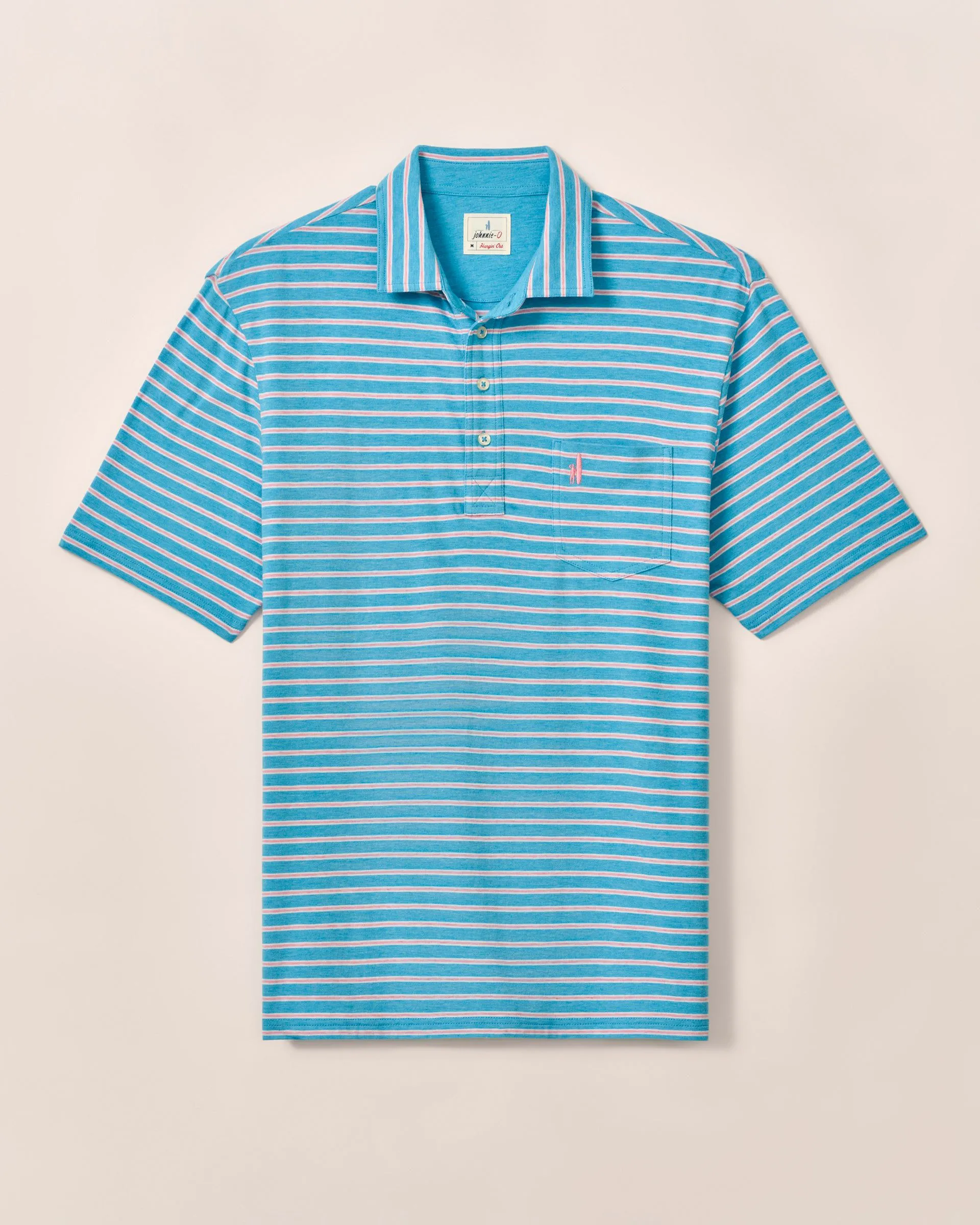 Original 4-Button Polo - Matthis Stripe