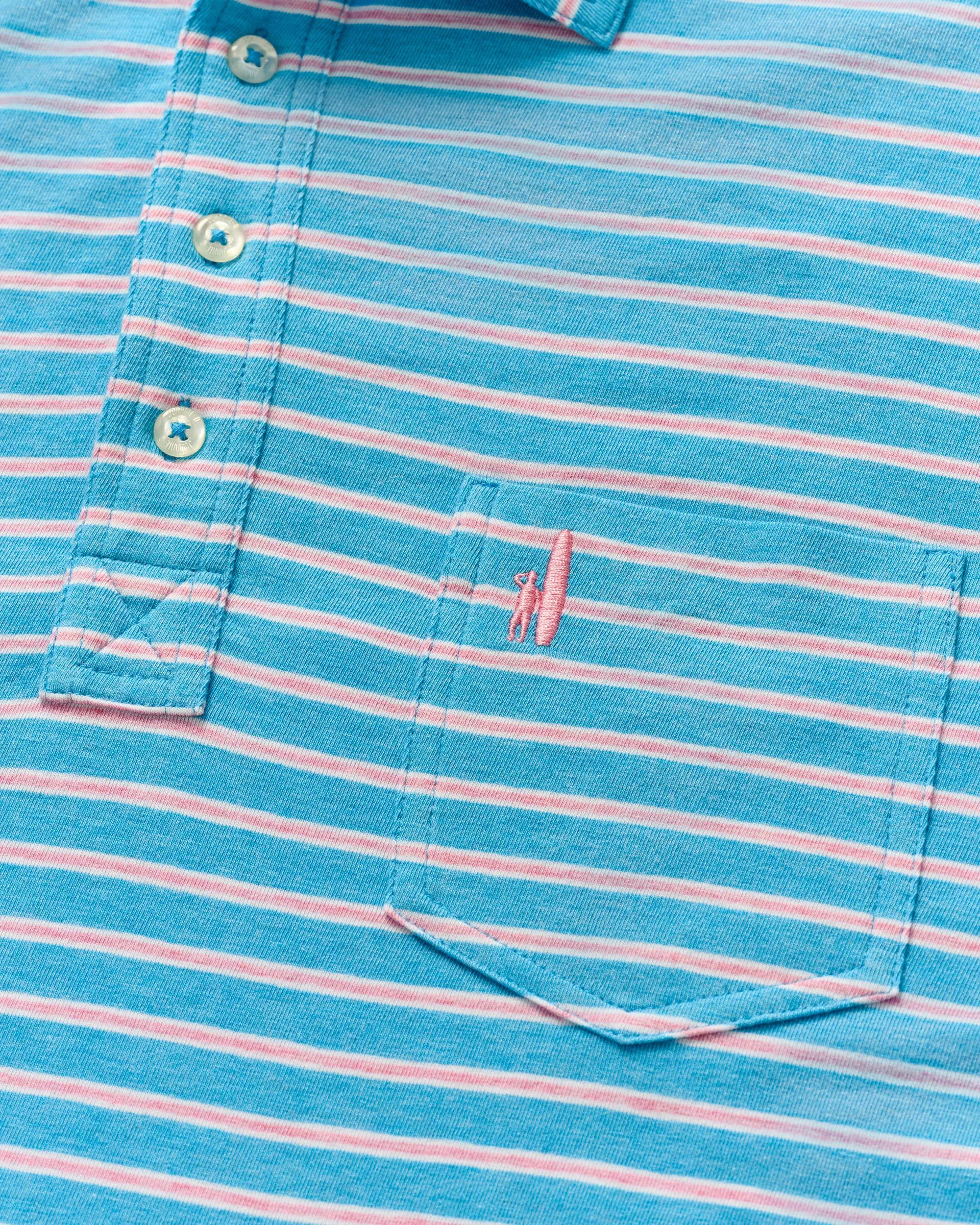 Original 4-Button Polo - Matthis Stripe