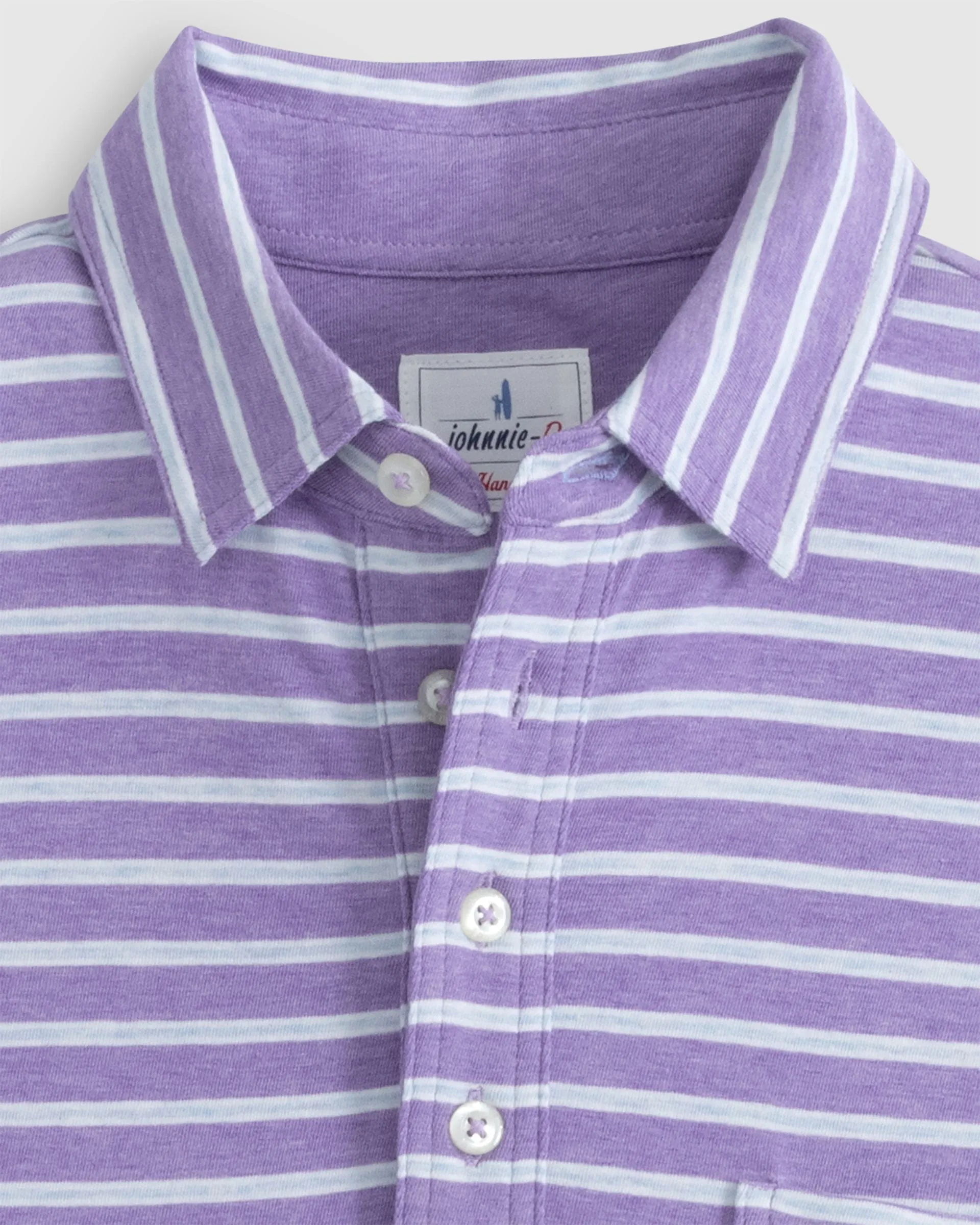 Original 4-Button Polo - Matthis Stripe