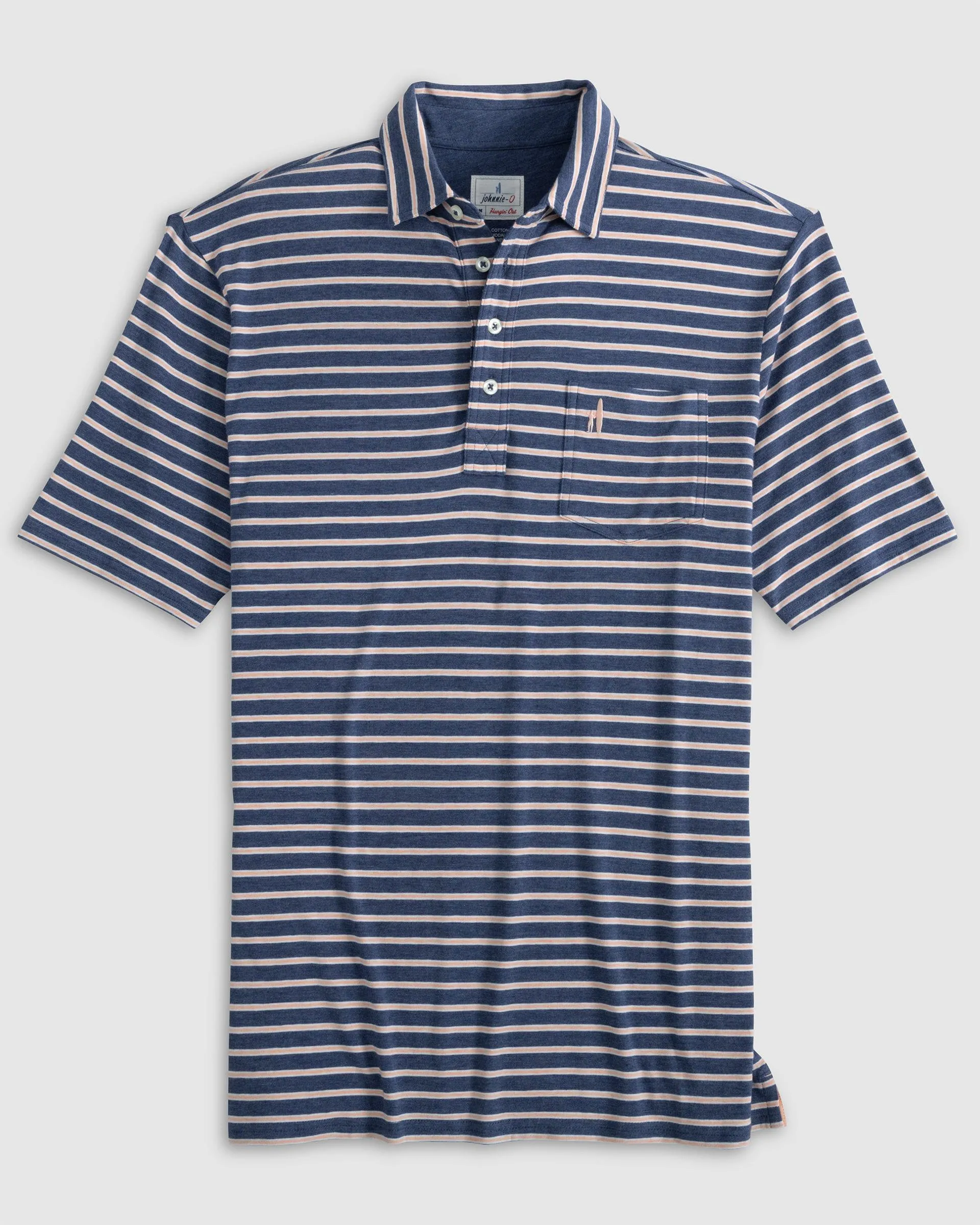 Original 4-Button Polo - Matthis Stripe