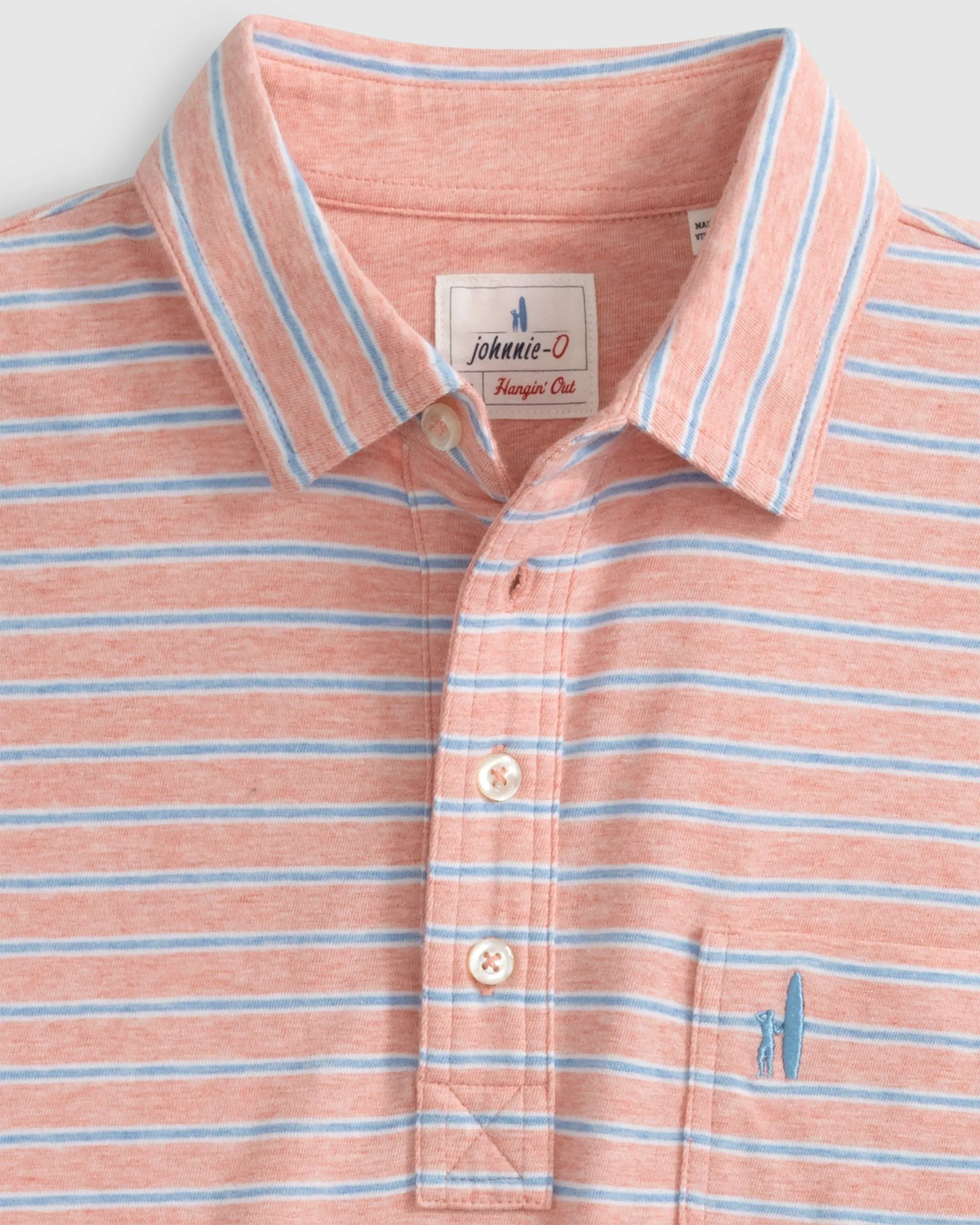 Original 4-Button Polo - Matthis Stripe