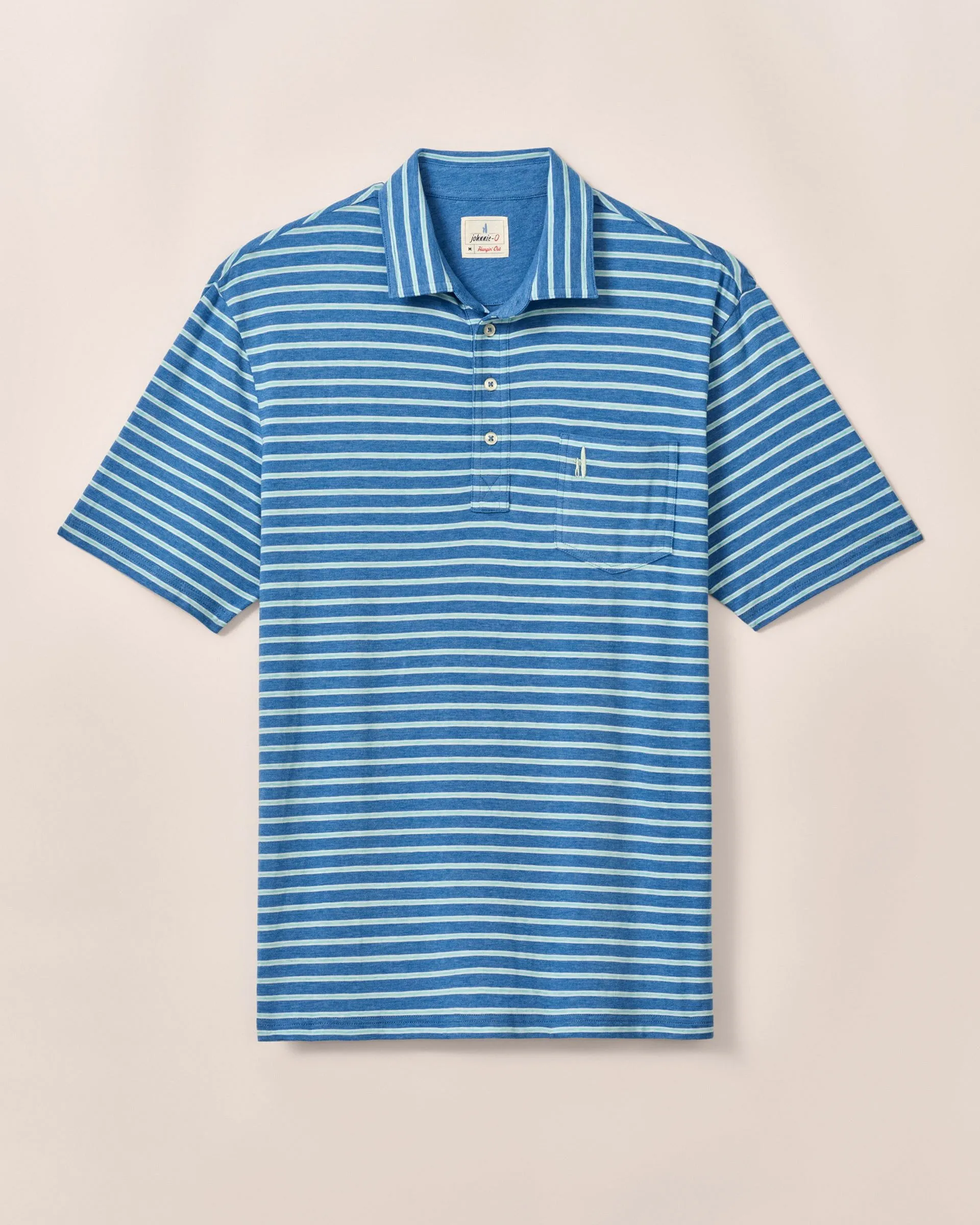 Original 4-Button Polo - Matthis Stripe