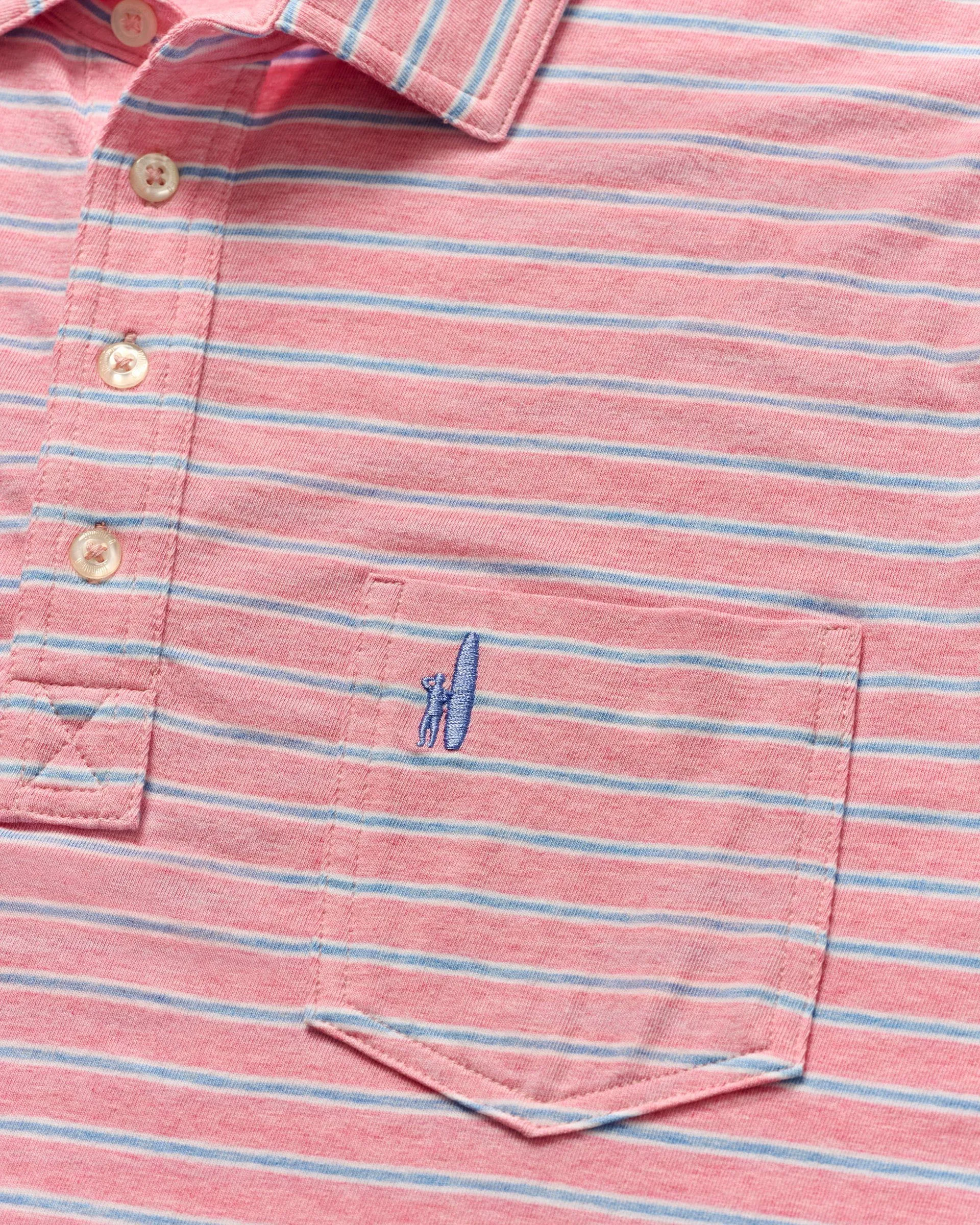 Original 4-Button Polo - Matthis Stripe