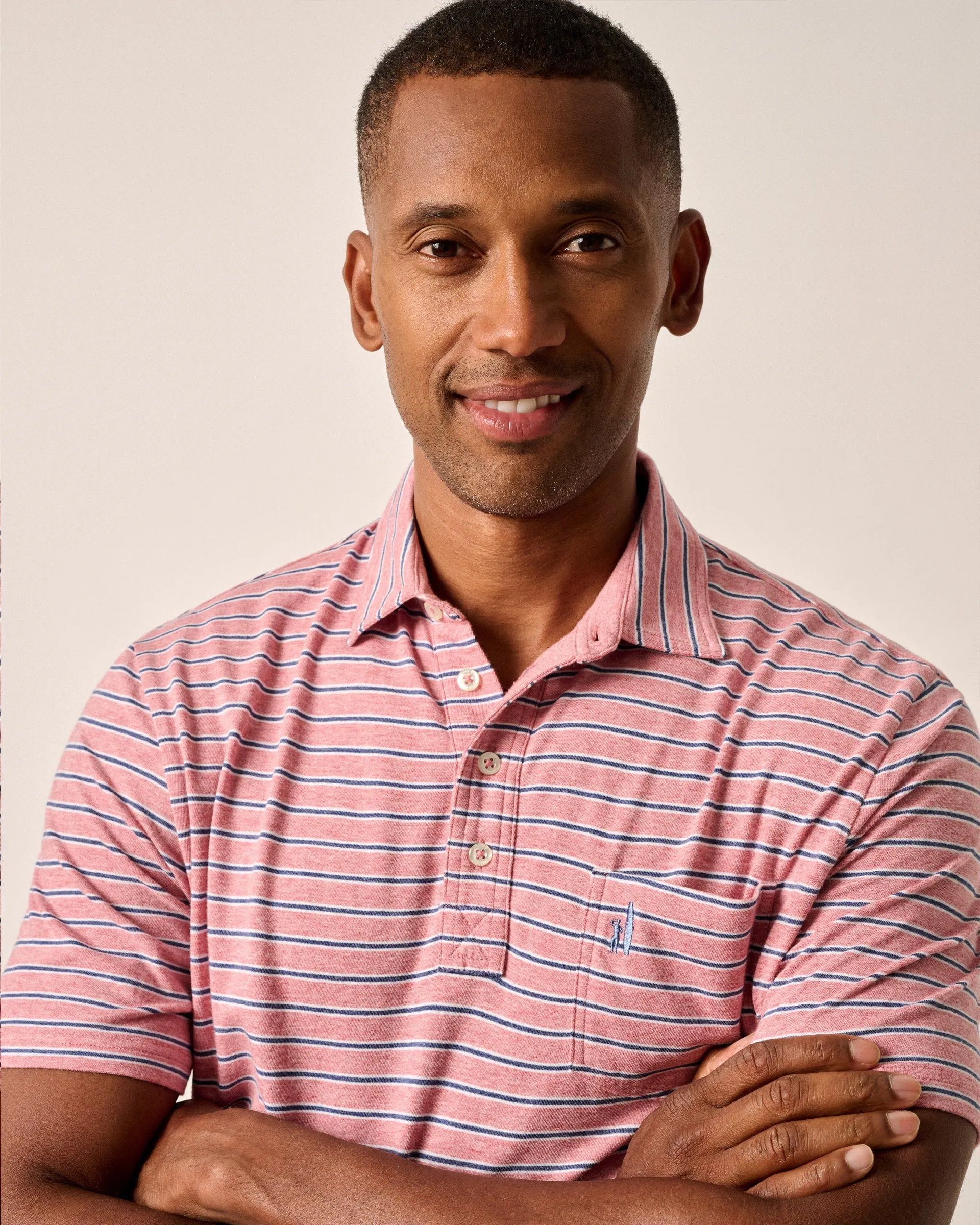 Original 4-Button Polo - Matthis Stripe