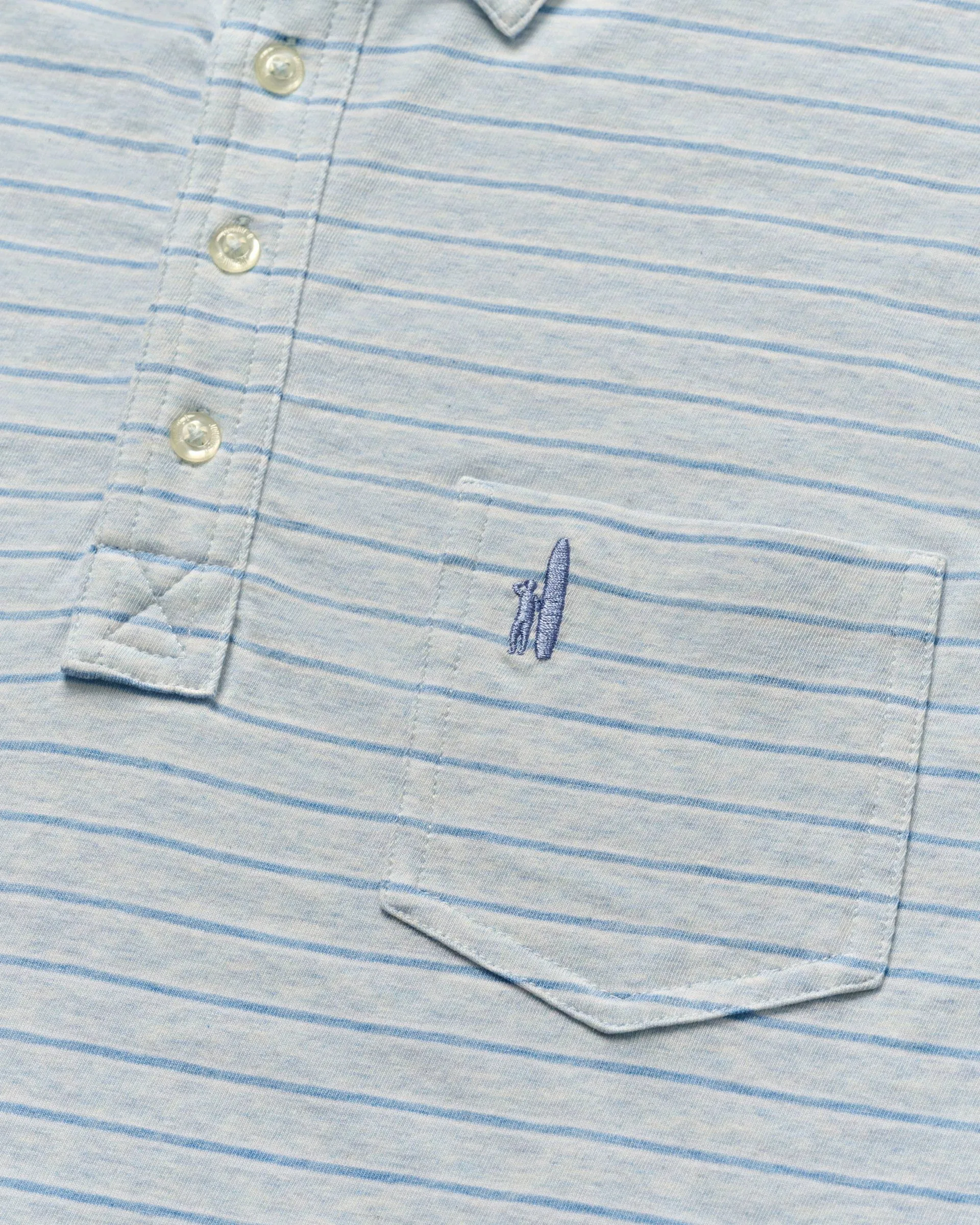 Original 4-Button Polo - Matthis Stripe