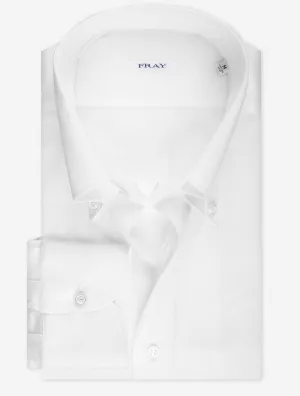 Pique Buttondown Shirt White