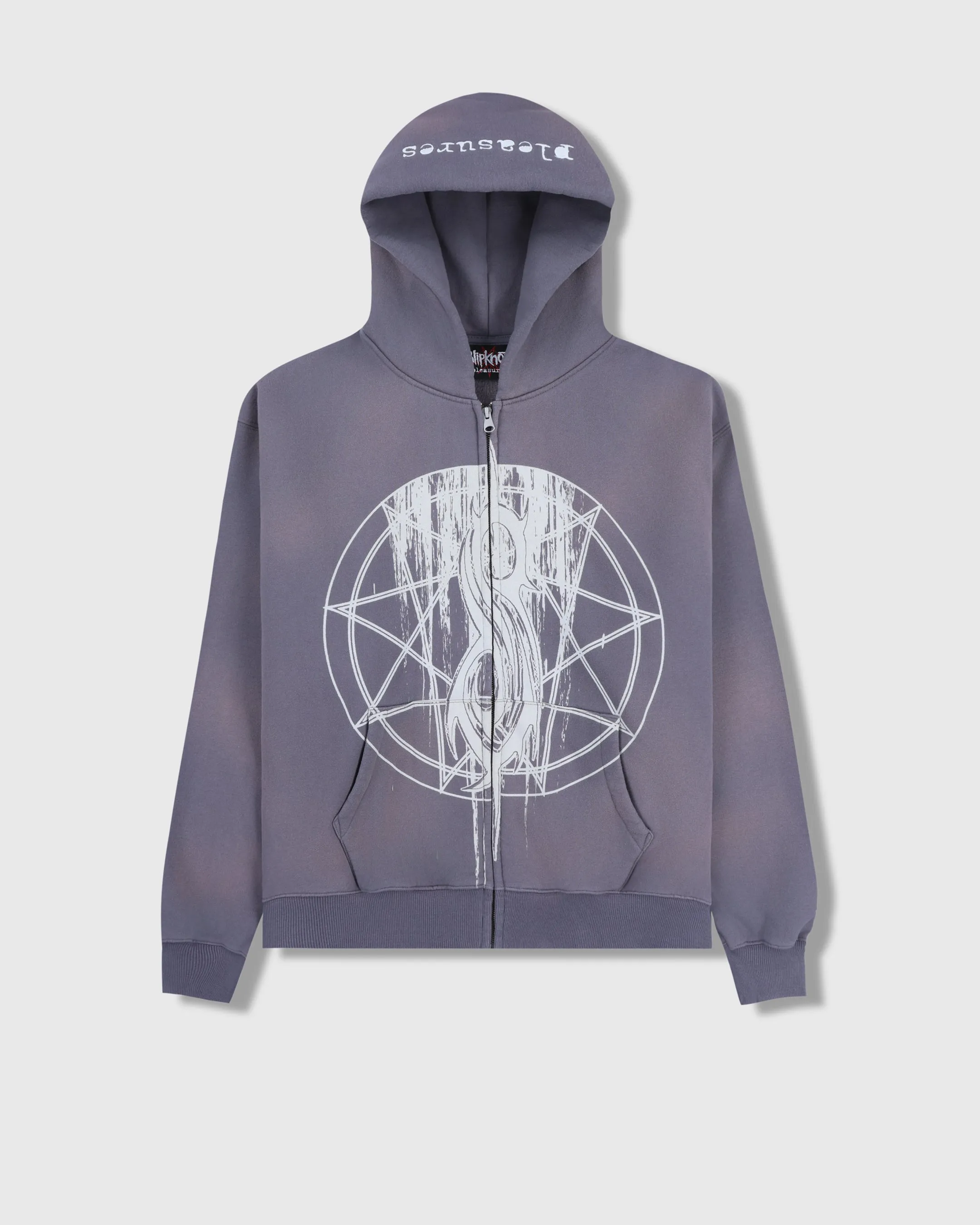Pleasures  x Slipknot Nonagram Zip Hoodie xld