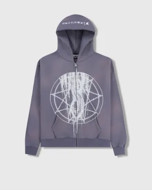 Pleasures  x Slipknot Nonagram Zip Hoodie xld
