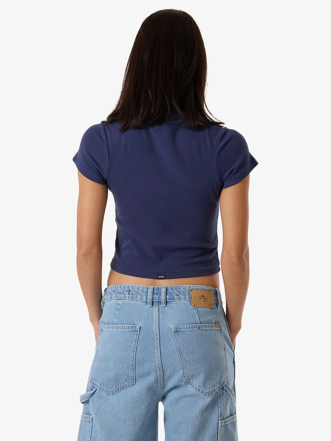 Poppy Portal Mini Tee - Estate Blue