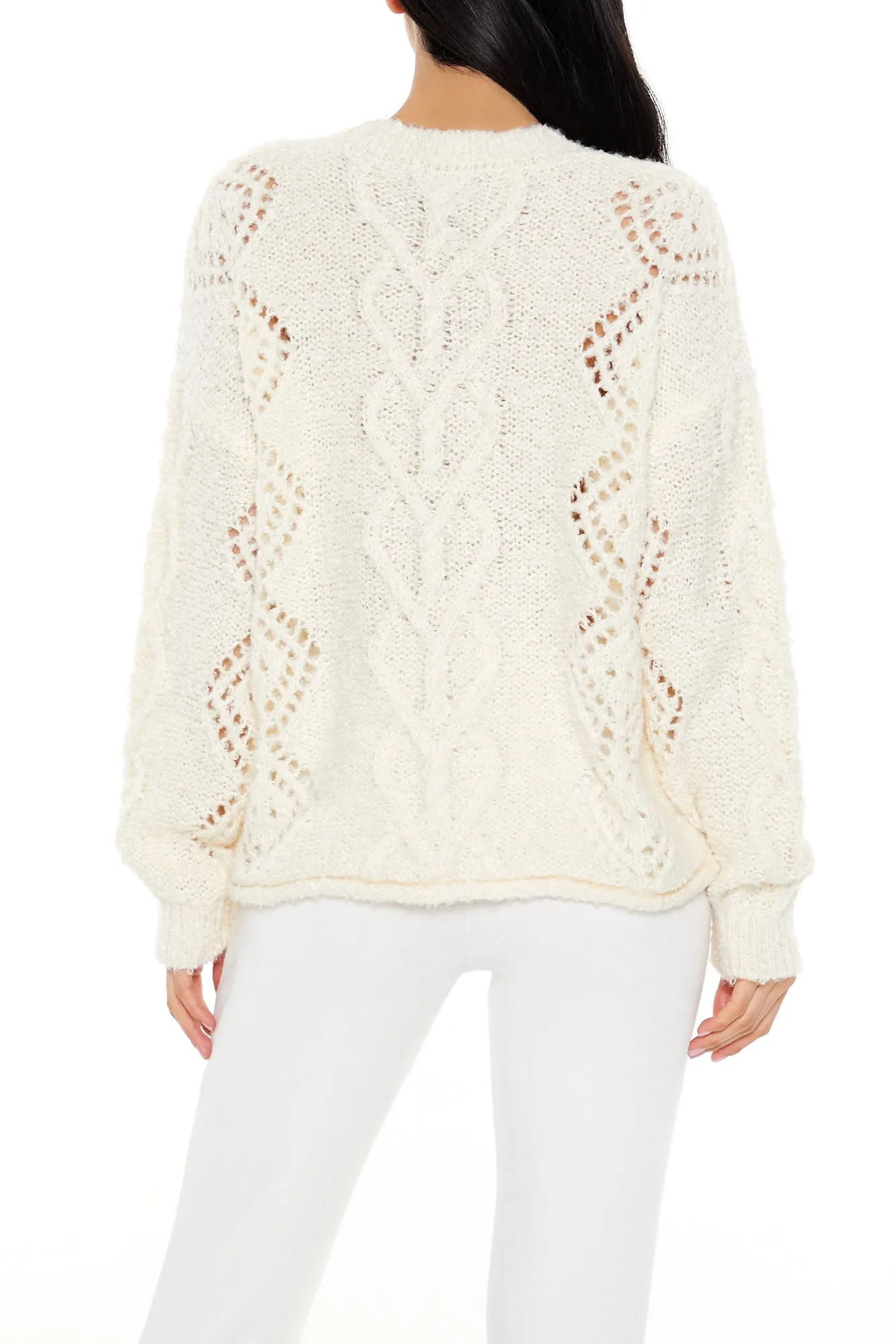 Pullover Bow Sweater - Cream