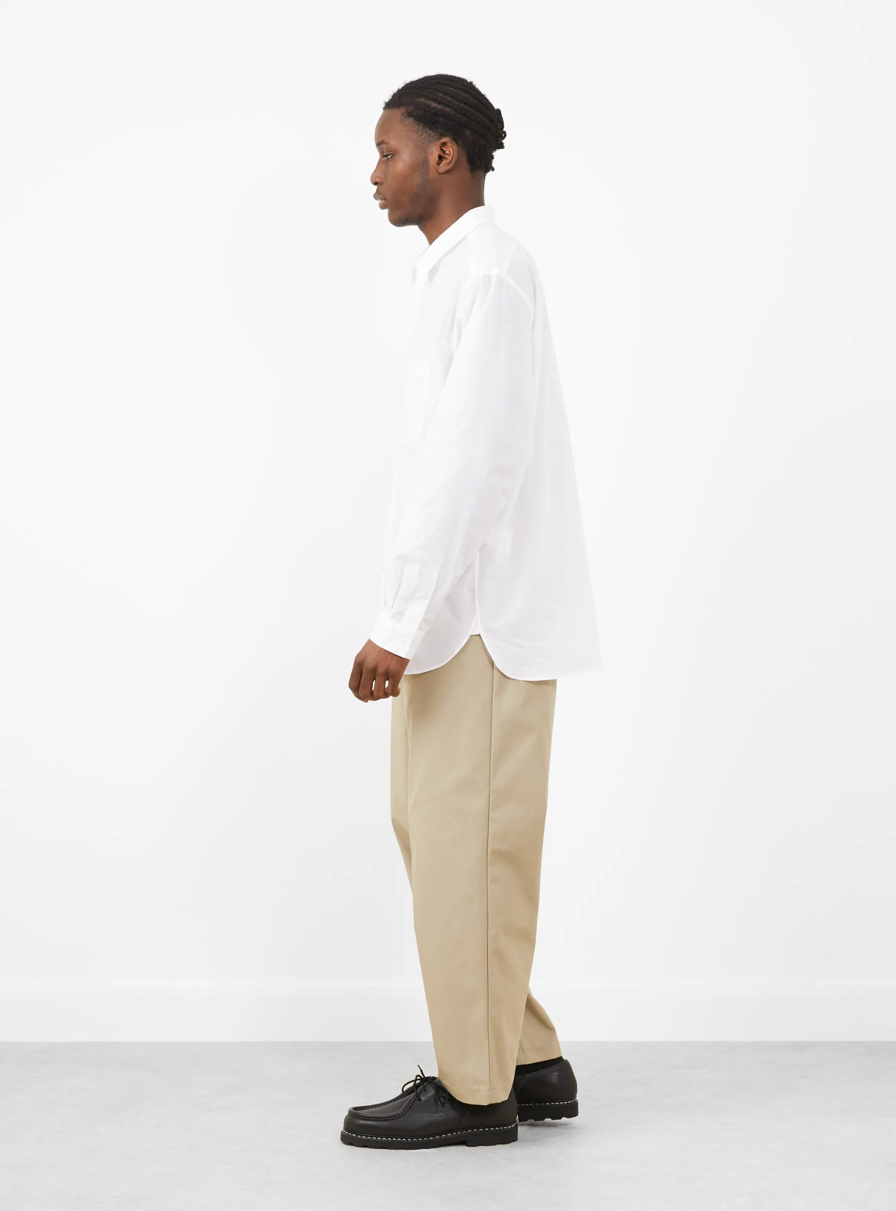 Regular Collar Shirt White