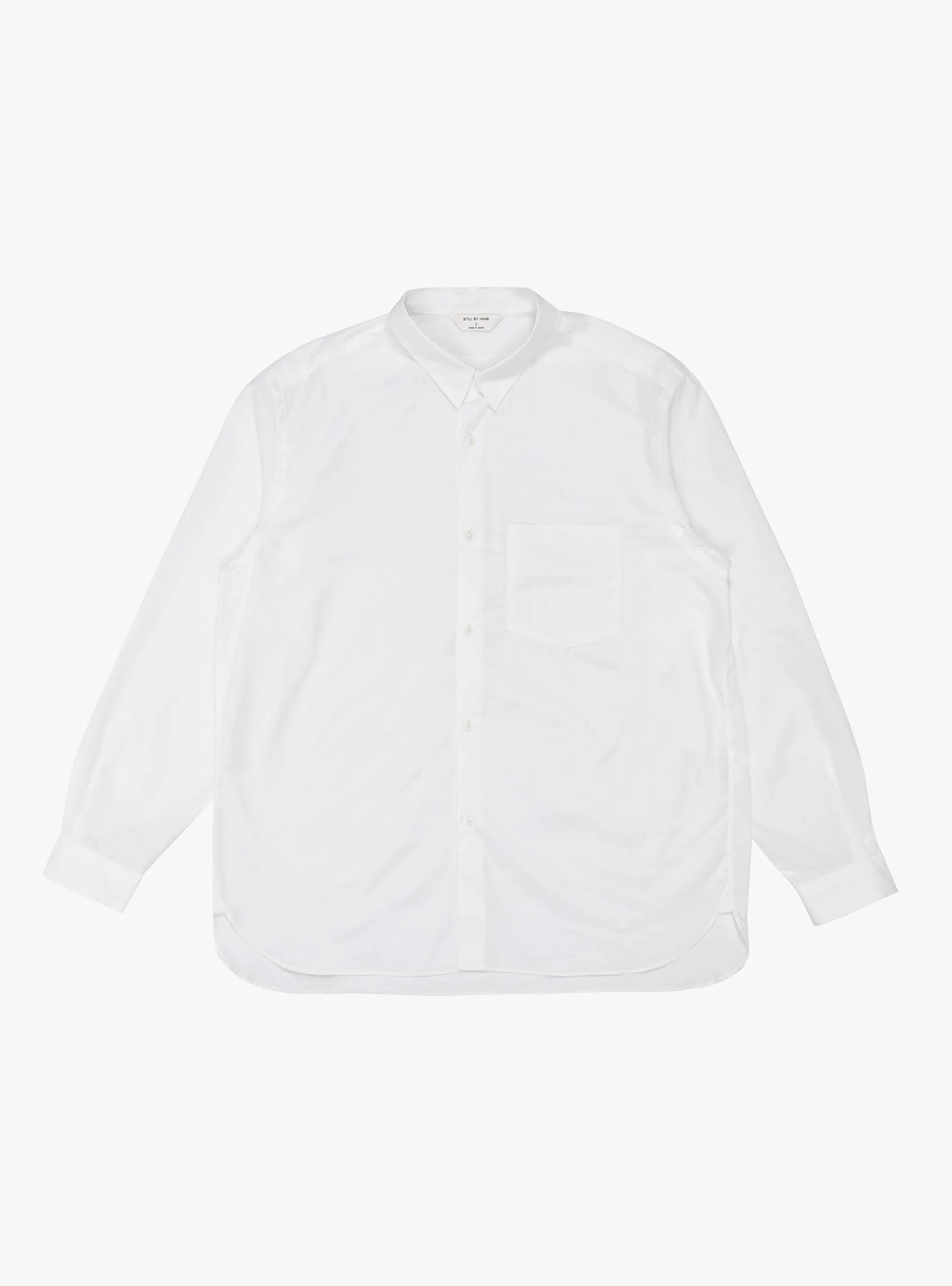 Regular Collar Shirt White