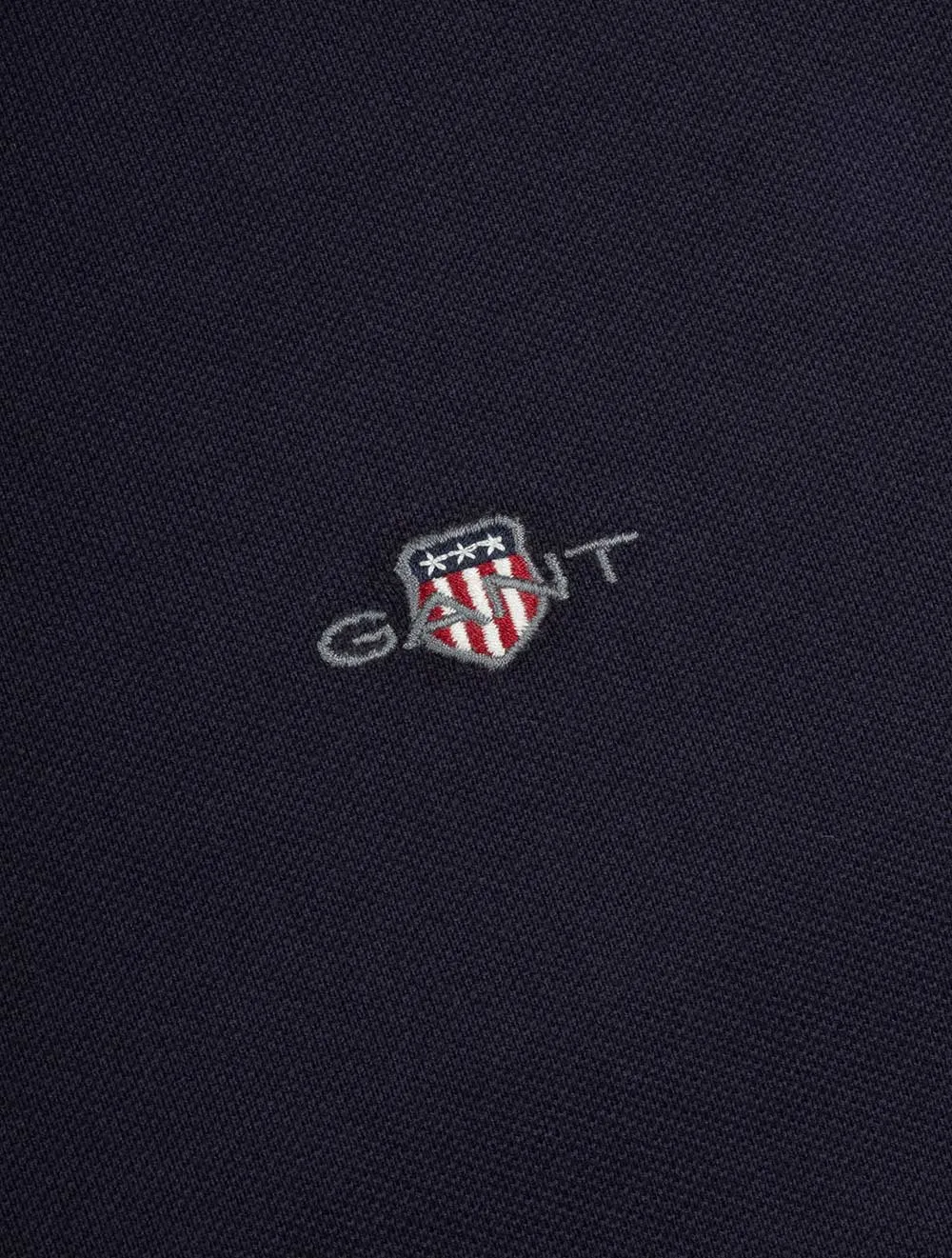 Regular Shield Short Sleeve Pique Polo Evening Blue