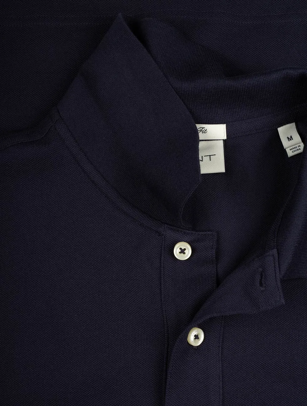Regular Shield Short Sleeve Pique Polo Evening Blue